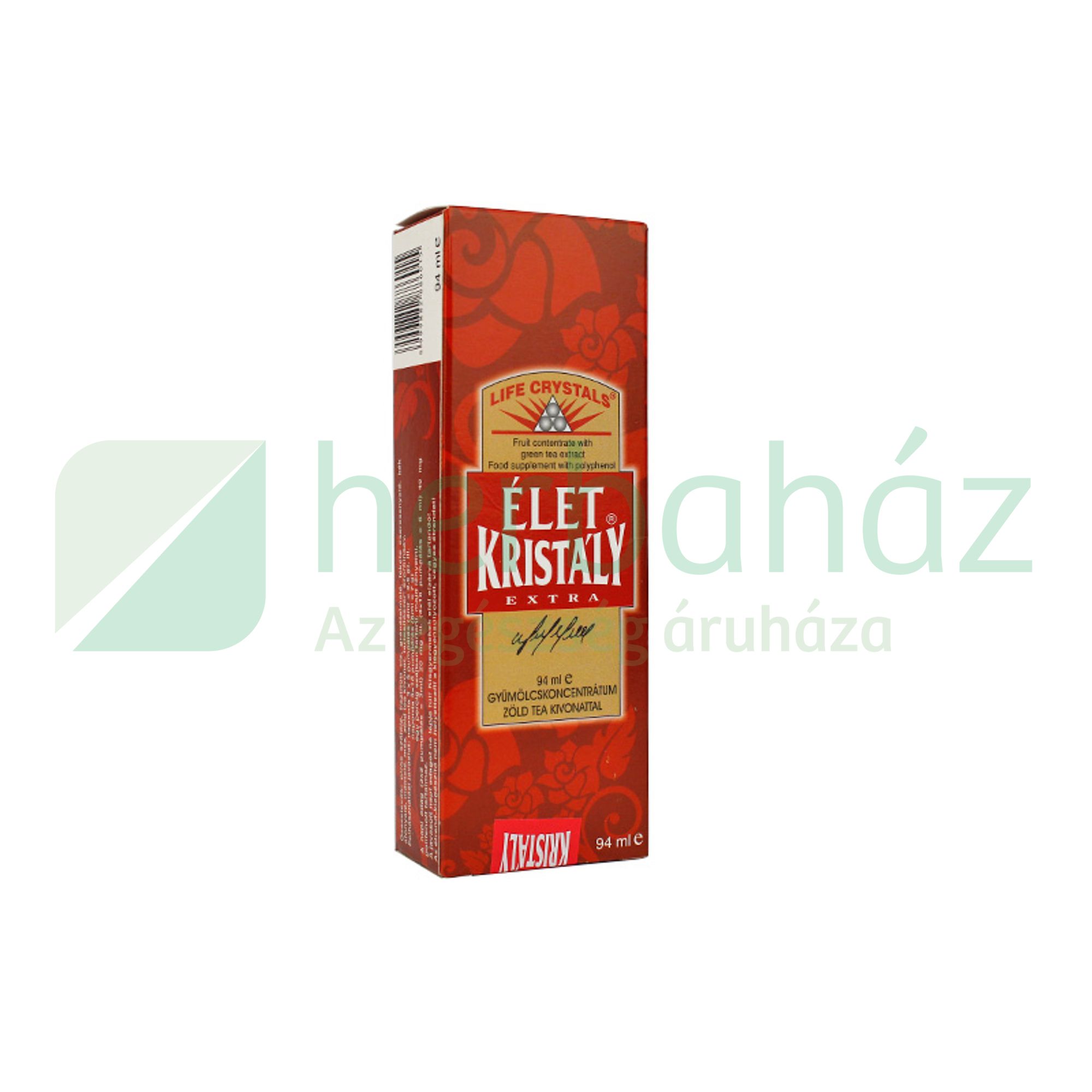 ÉLETKRISTÁLY EXTRA GYÜMÜLCSKONCENTRÁTUM 100ML