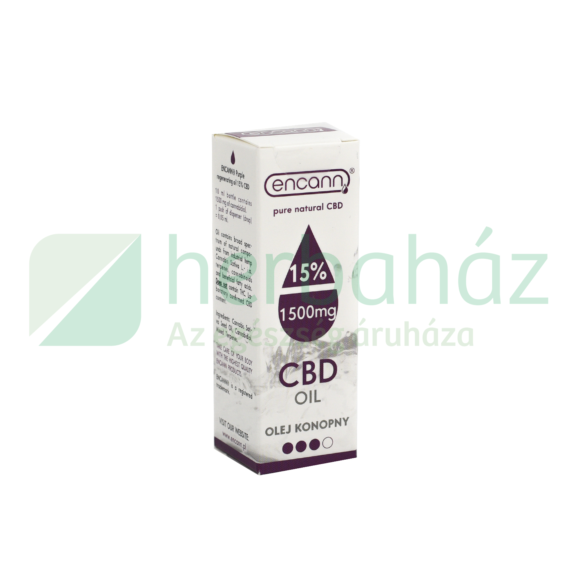 ENCANN PURPLE CBD OLAJ 15% 10ML