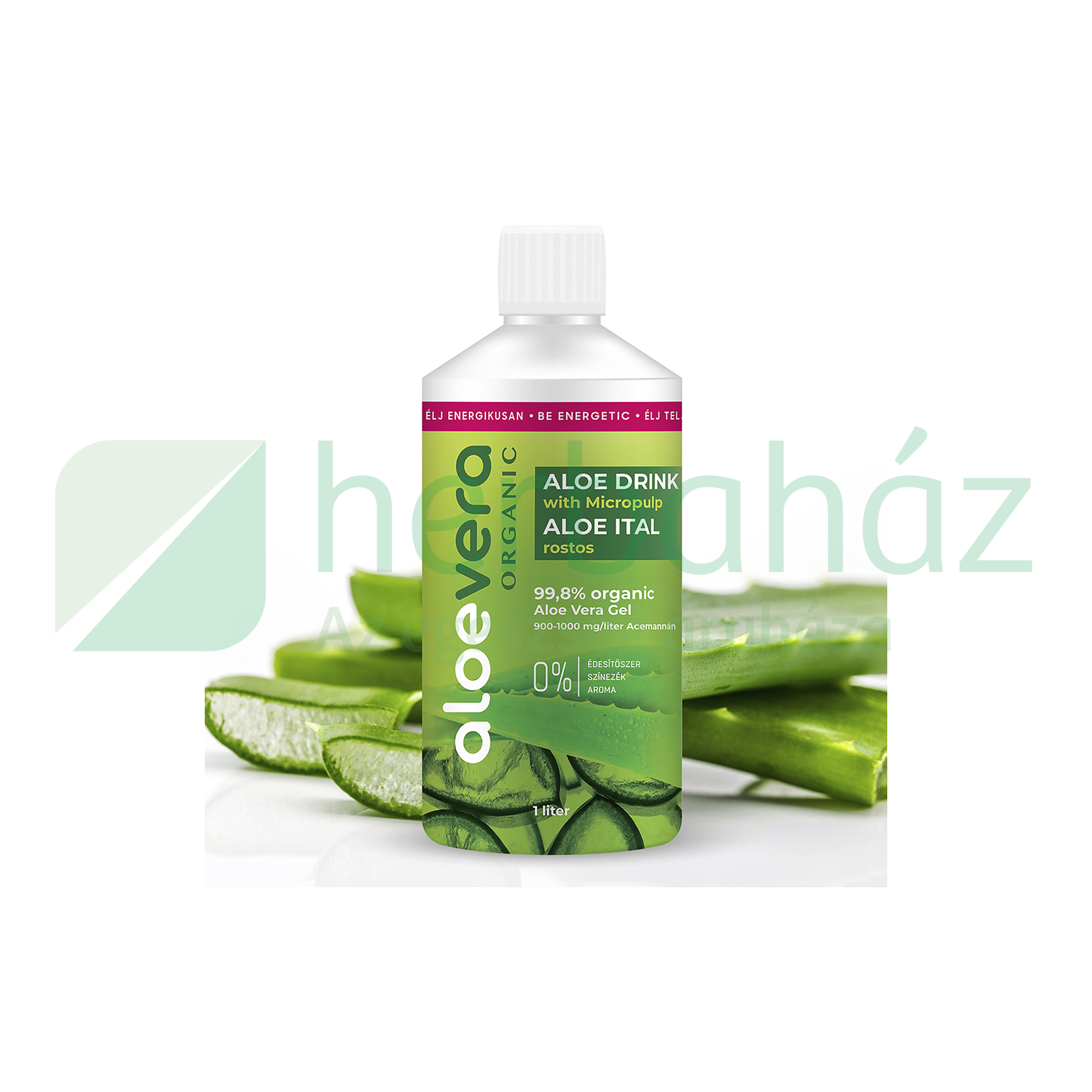 EREDETI ORIGINAL ALOE VERA ITAL NEKTÁR ROSTOS 1000ML DRS+50FT BETÉTDÍJ