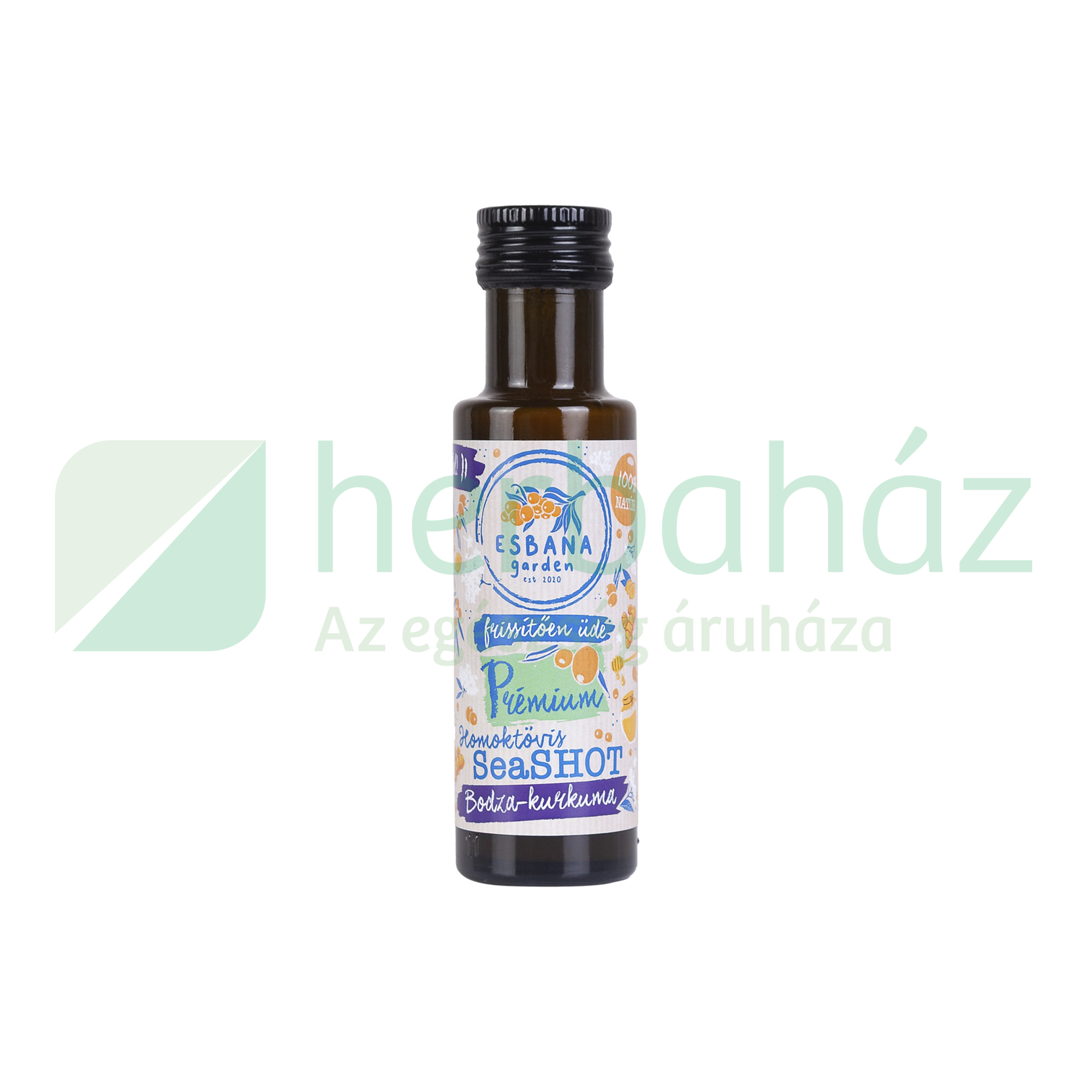 ESBANA PRÉMIUM HOMOKTÖVIS SEASHOT BODZA-KURKUMA 100ML