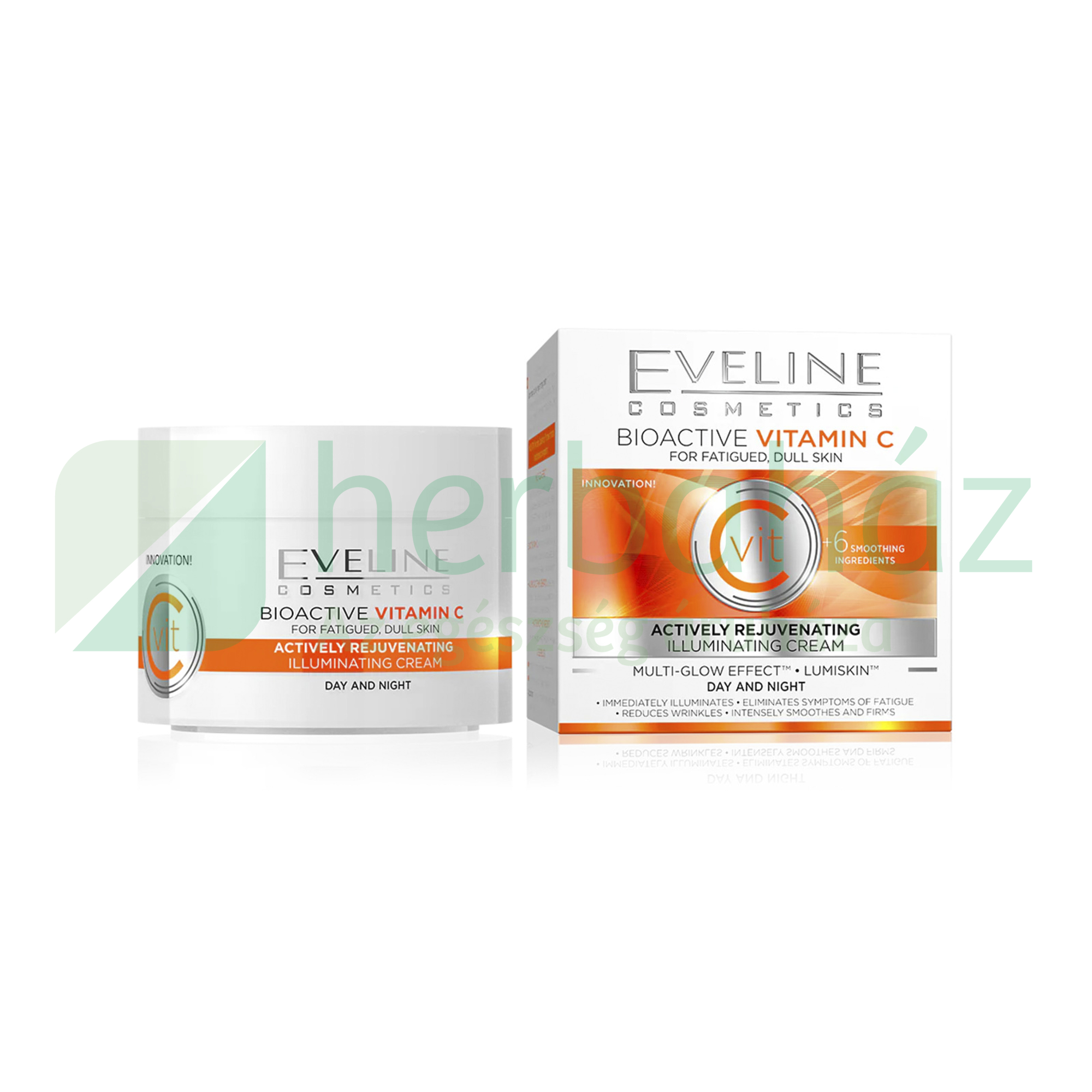 EVELINE NATURE LINE C-VITAMIN TARTALMÚ BŐRMEGÚJÍTÓ ARCKRÉM 50ML