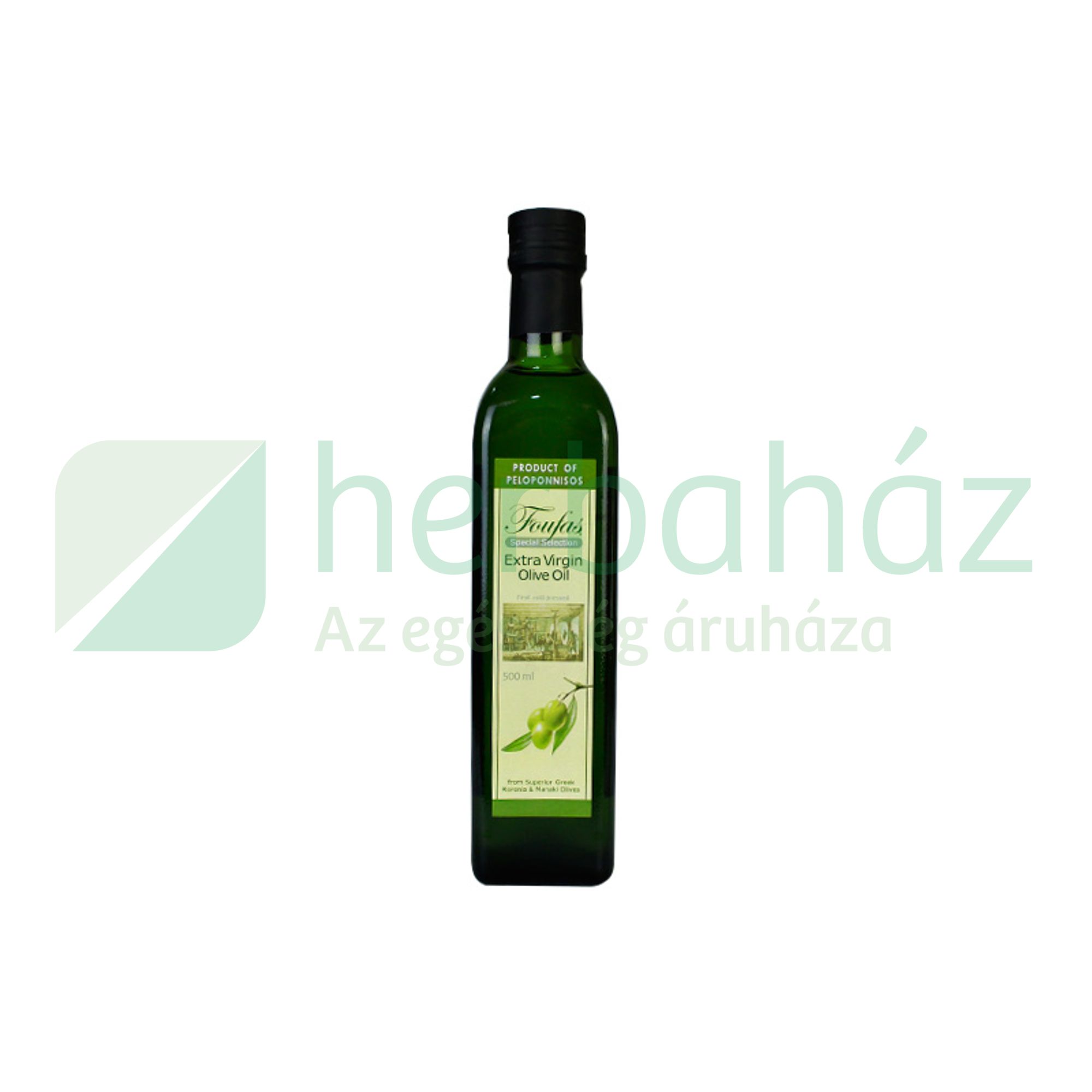 EXTRA SZŰZ 100% HIDEGEN SAJTOLT PRÉMIUM GÖRÖG OLÍVAOLAJ 500ML