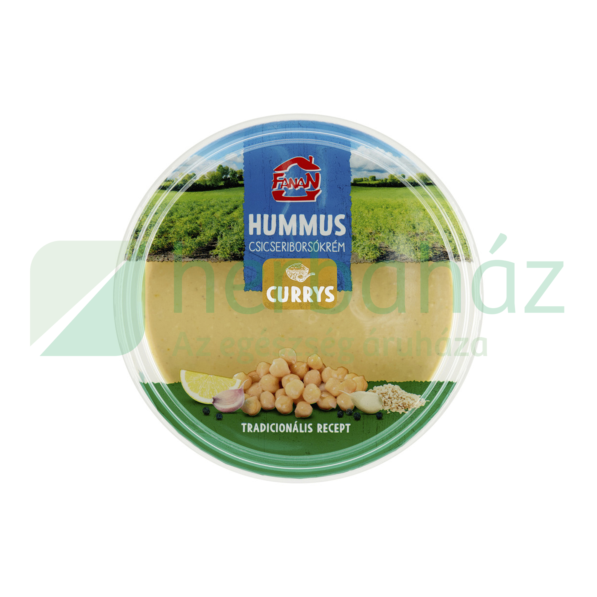 FANAN HUMMUS CSICSERIBORSÓ CURRY SZÓSSZAL 250G[H]