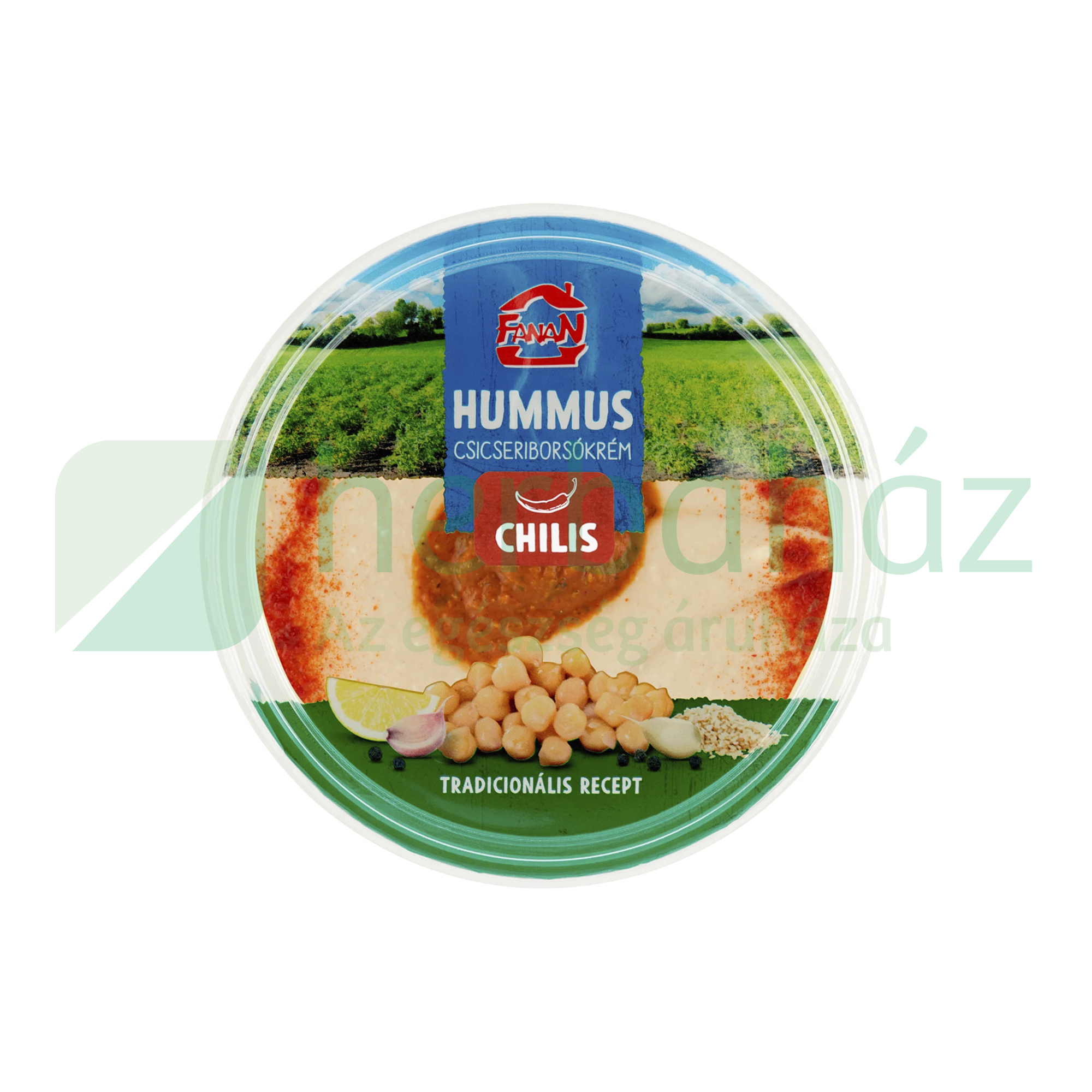 FANAN HUMMUS CSICSERIBORSÓ KRÉM CHILIS SZÓSSZAL 250G[H]