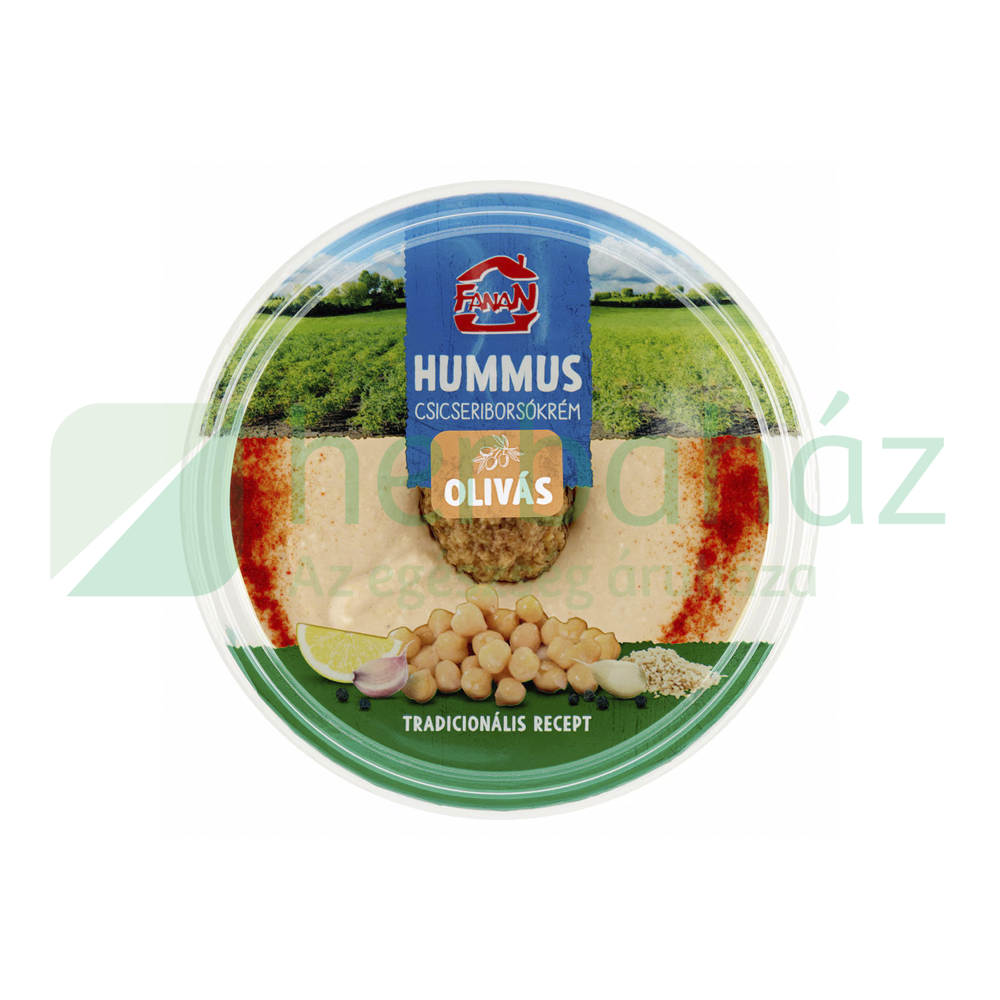 FANAN HUMMUS CSICSERIBORSÓ KRÉM OLIVÁS SZÓSSZAL 250G[H]