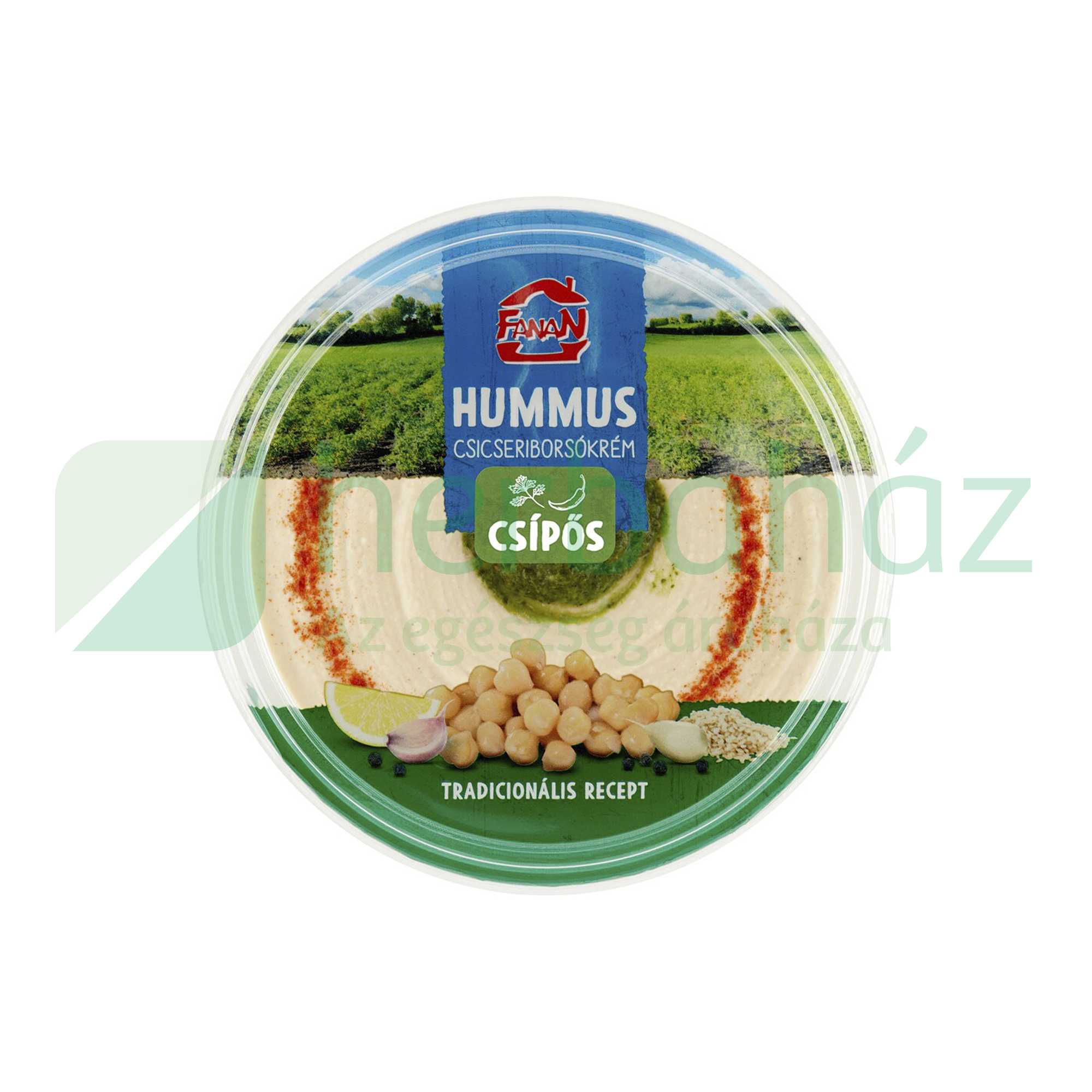 FANAN HUMMUS CSICSERIBORSÓKRÉM CSÍPŐS SZÓSSZAL 250G[H]