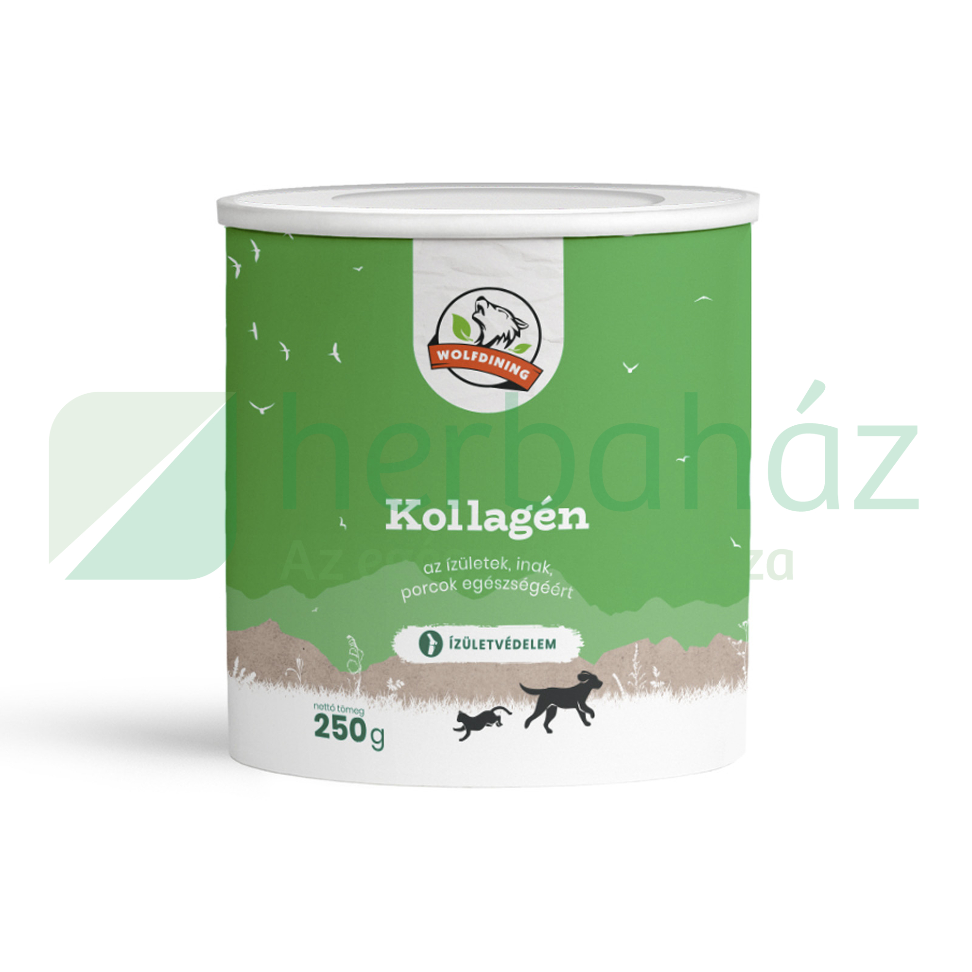 FARKASKONYHA KOLLAGÉN HYDROLYSAT KUTYÁKNAK, MACSKÁKNAK 250G