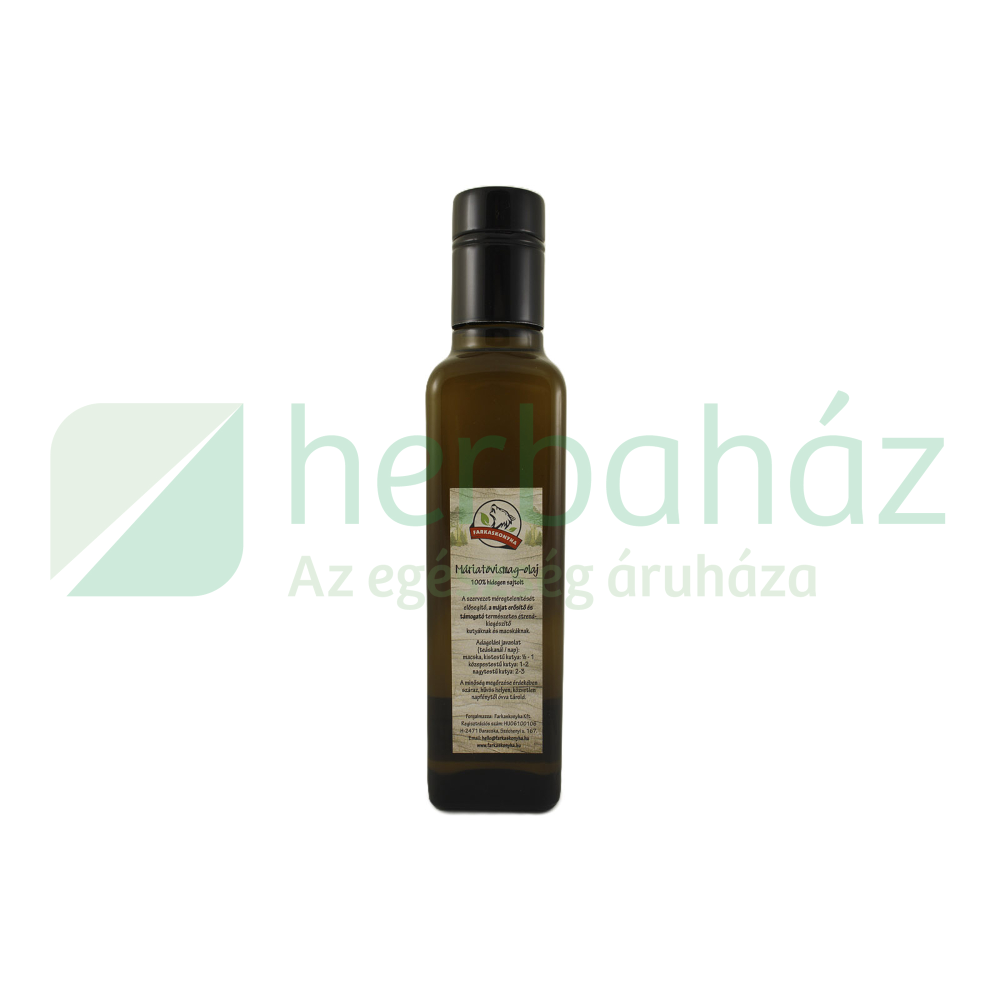 FARKASKONYHA MÁRIATÖVISMAG-OLAJ KUTYÁKNAK 250ML