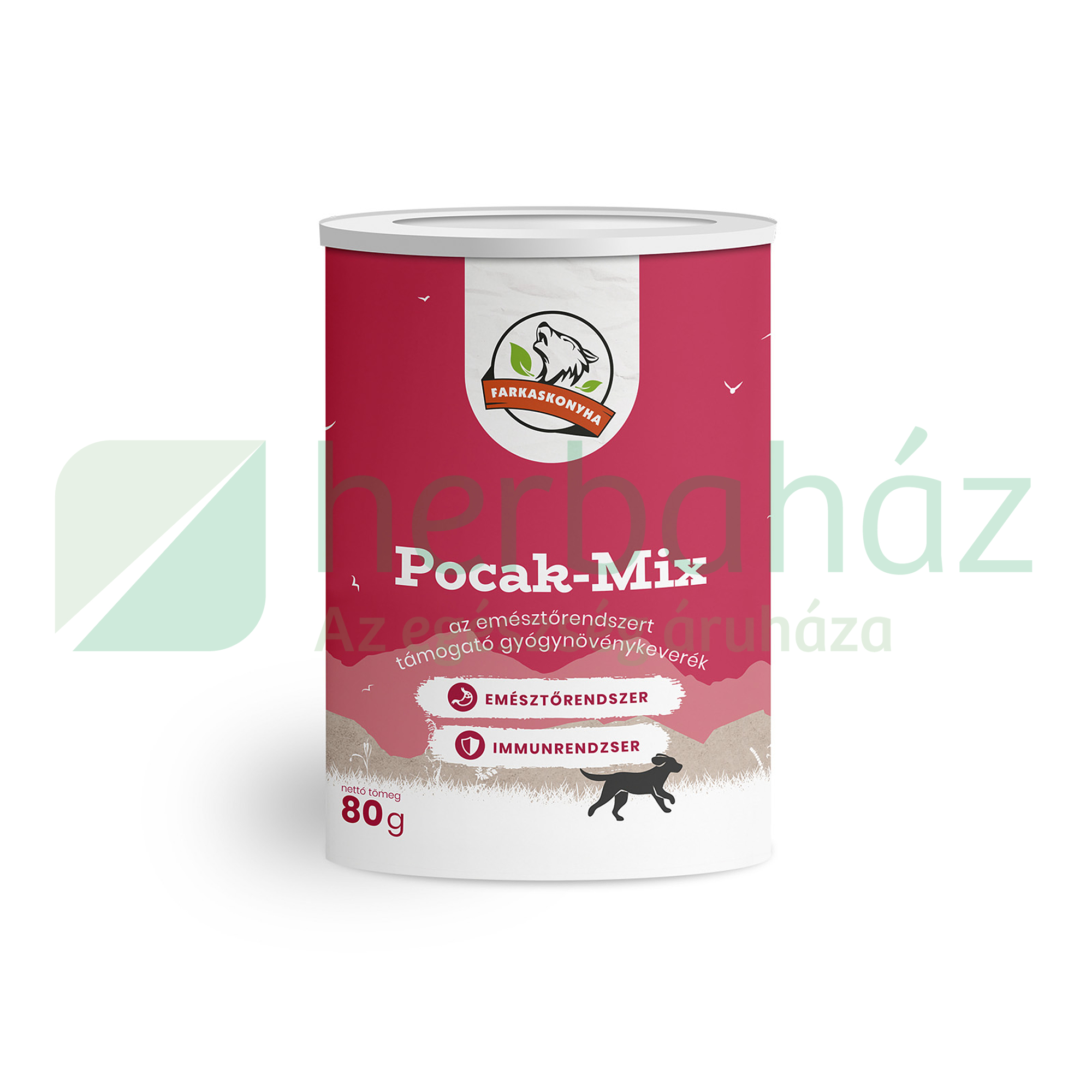 FARKASKONYHA POCAK-MIX KUTYÁKNAK 80G