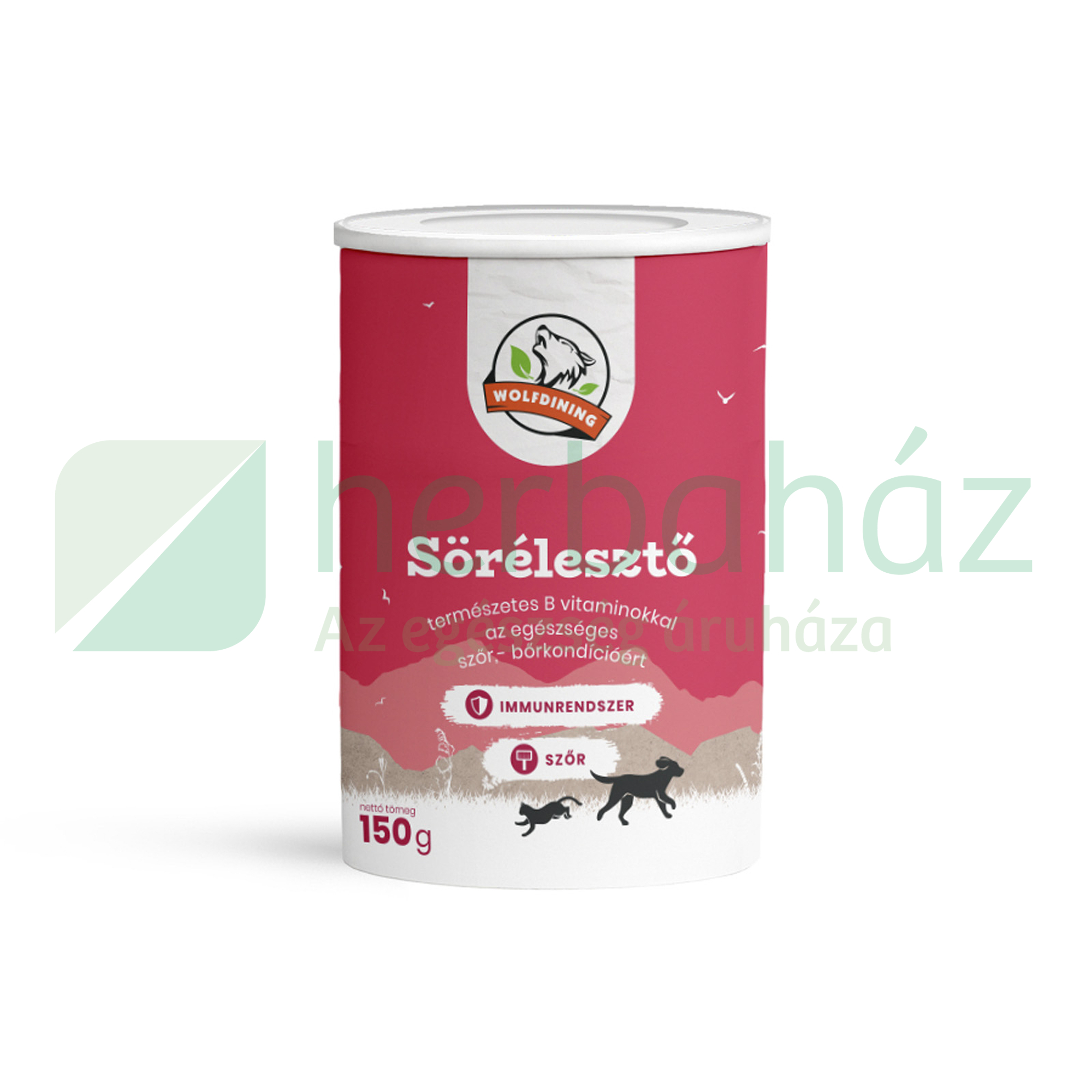 FARKASKONYHA SÖRÉLESZTŐ KUTYÁKNAK, MACSKÁKNAK 150G