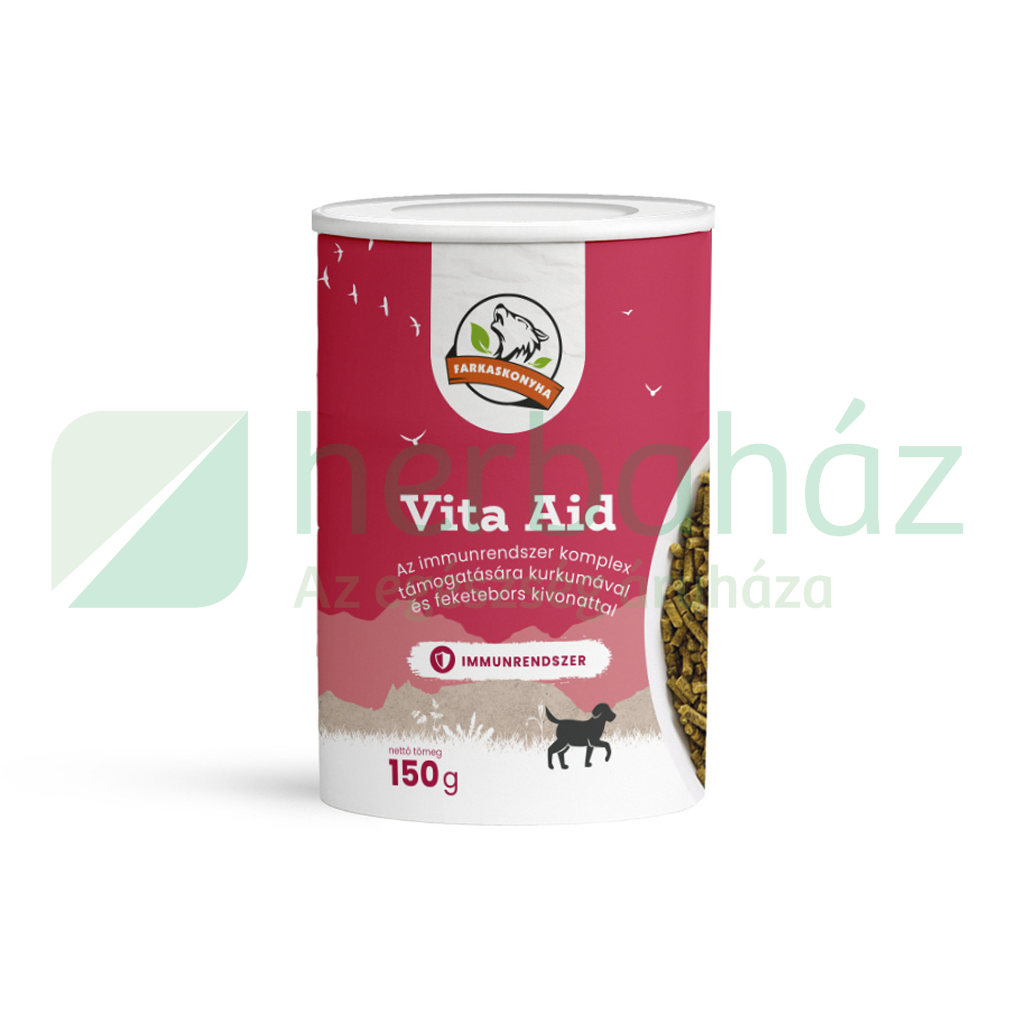 FARKASKONYHA VITA AID KOMPLEX IMMUNRENDSZER ERŐSÍTŐ KUTYÁKNAK 150G