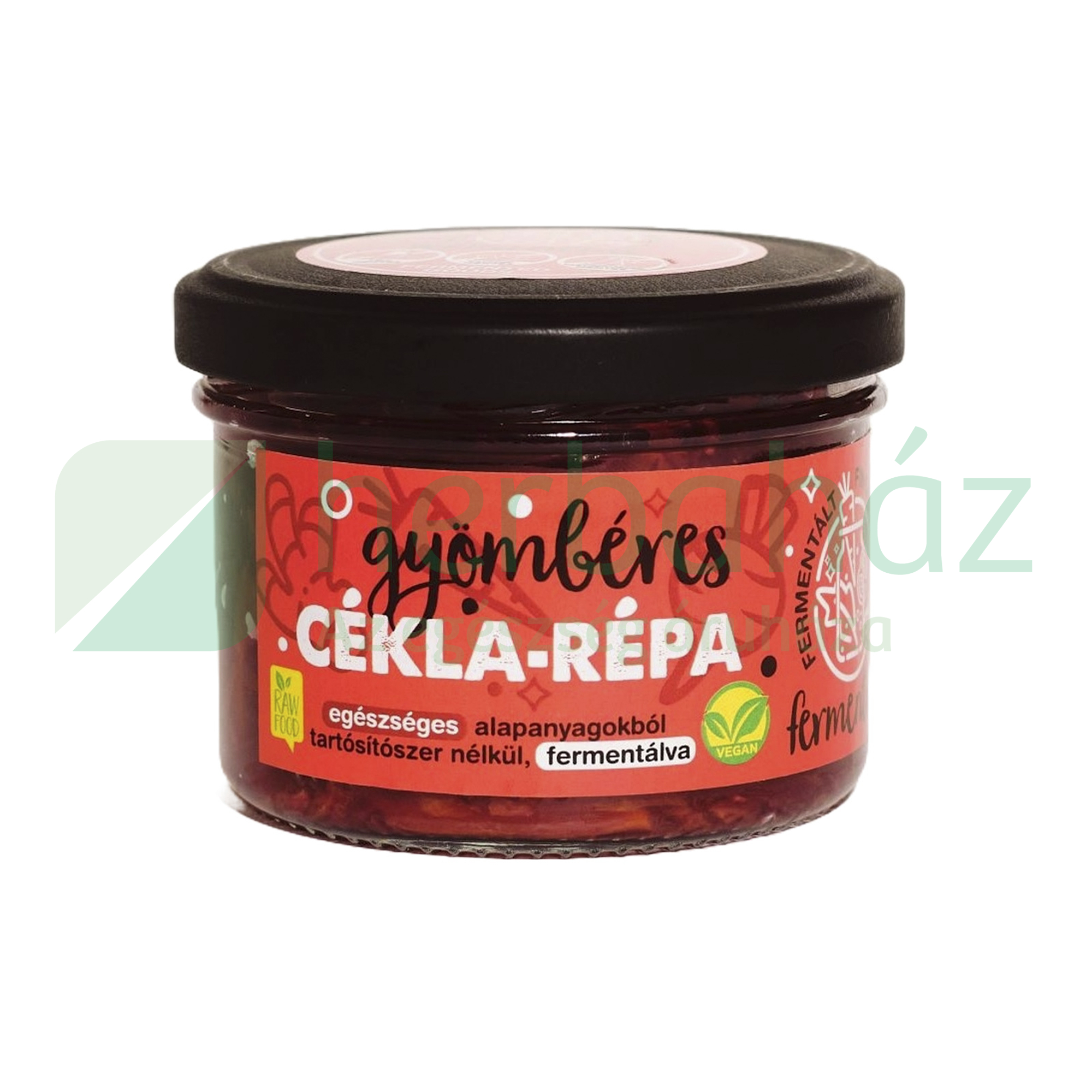 FERMENTINI VEGAN FERMENTÁLT FINOMSÁGOK GYÖMBÉRES CÉKLA-RÉPA 150GR[H]