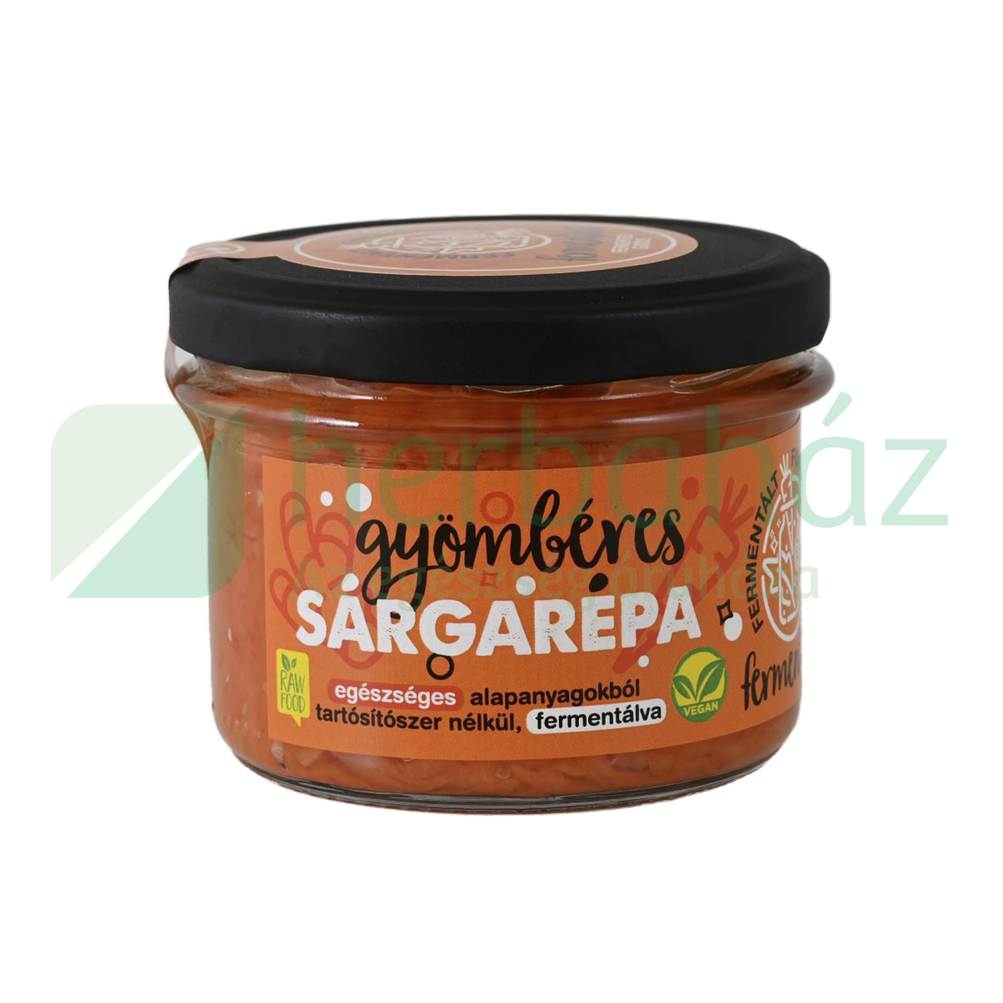 FERMENTINI VEGAN FERMENTÁLT FINOMSÁGOK GYÖMBÉRES SÁRGARÉPA 150G[H]