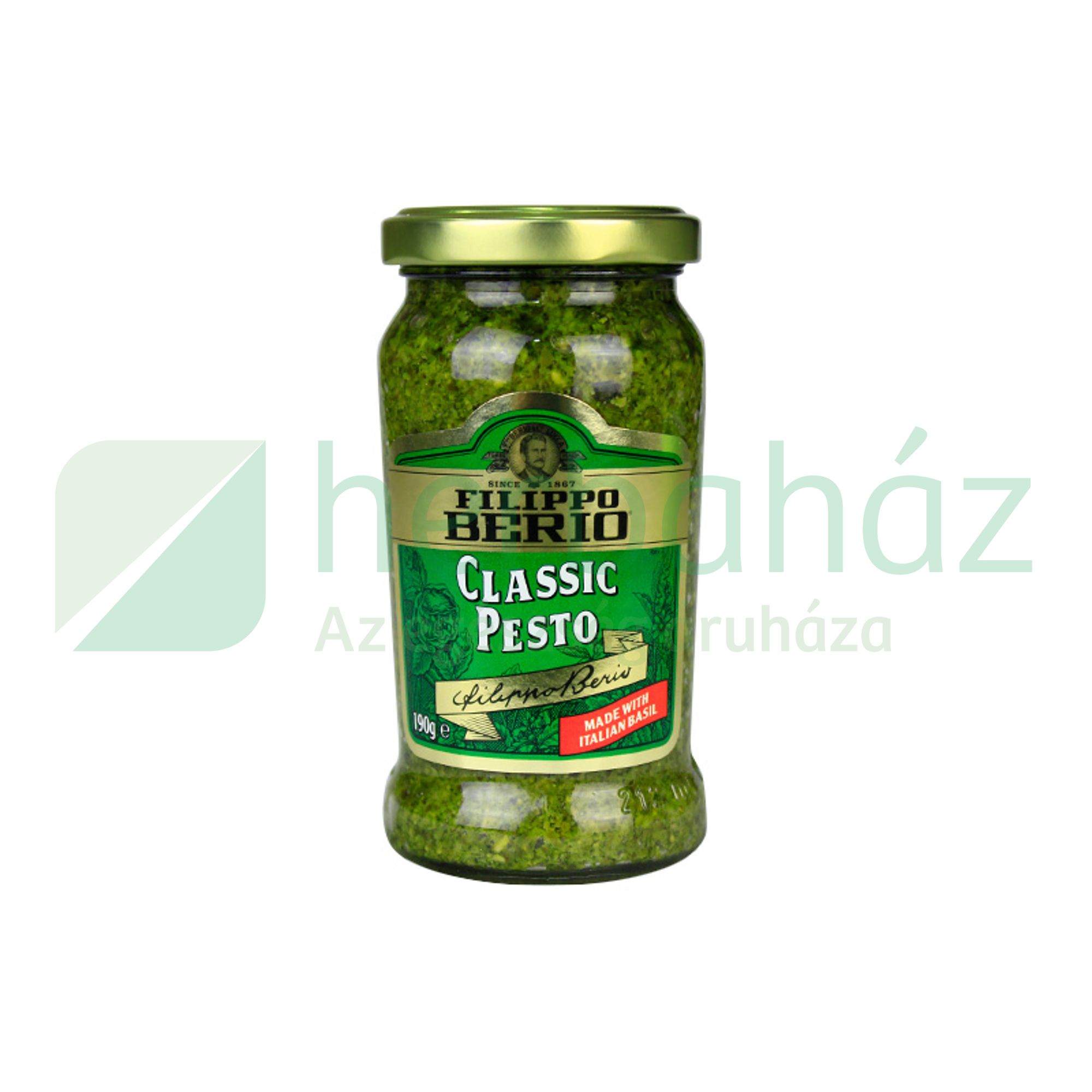 FILIPPO BERIO CLASSIC PESTO BAZSALIKOMMAL 190G