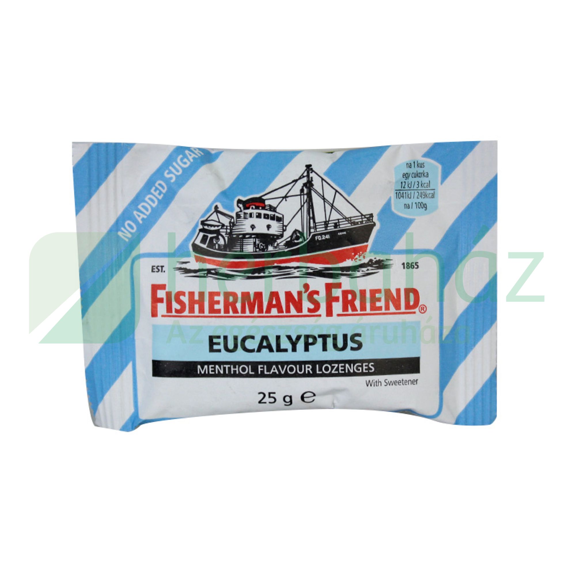 FISHERMANS FRIEND HÜSÍTŐ MENTOLOS CUKORMENTES CUKOR 25G