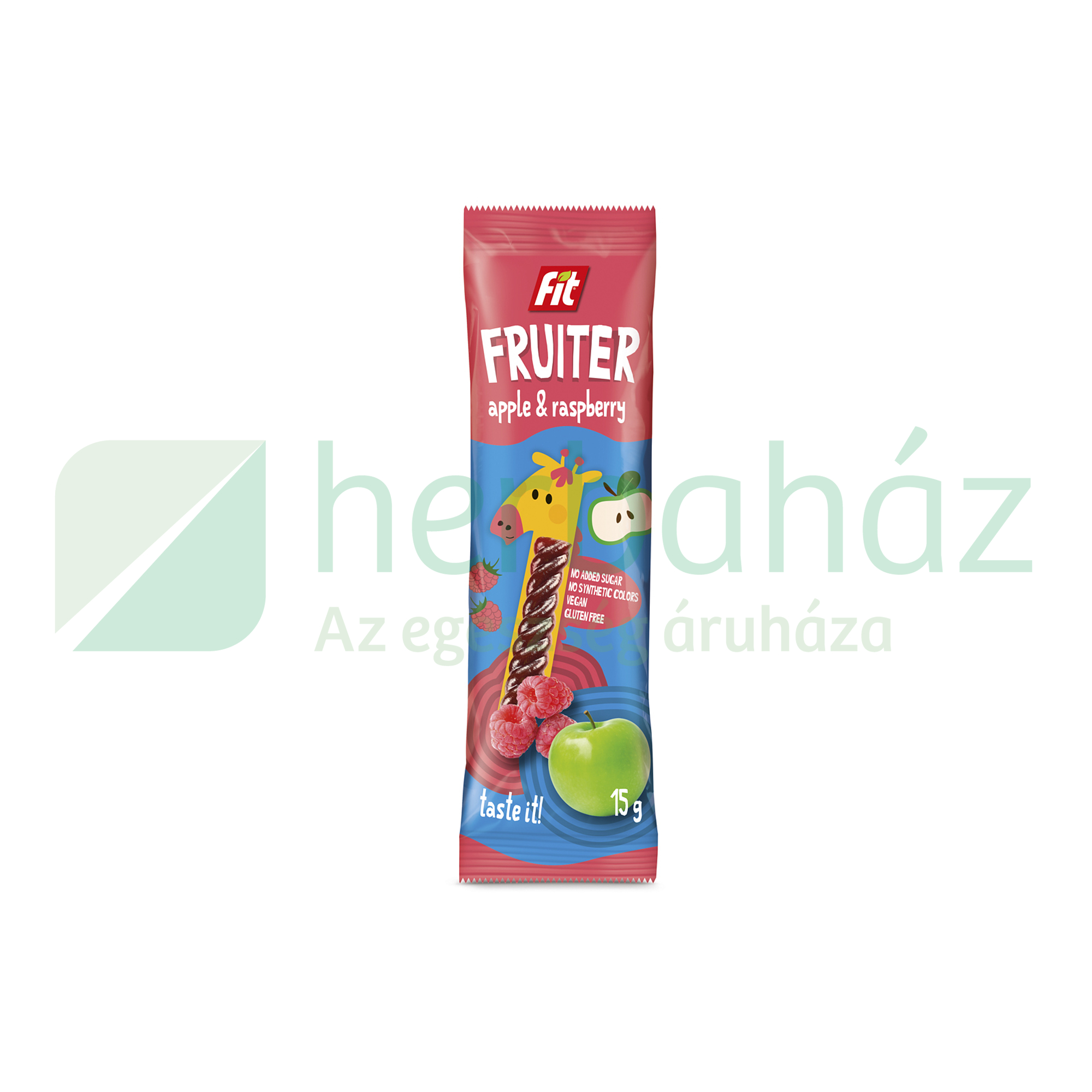FIT FRUITER GYÜMÖLCSZSELÉ ALMA-MÁLNA 15G