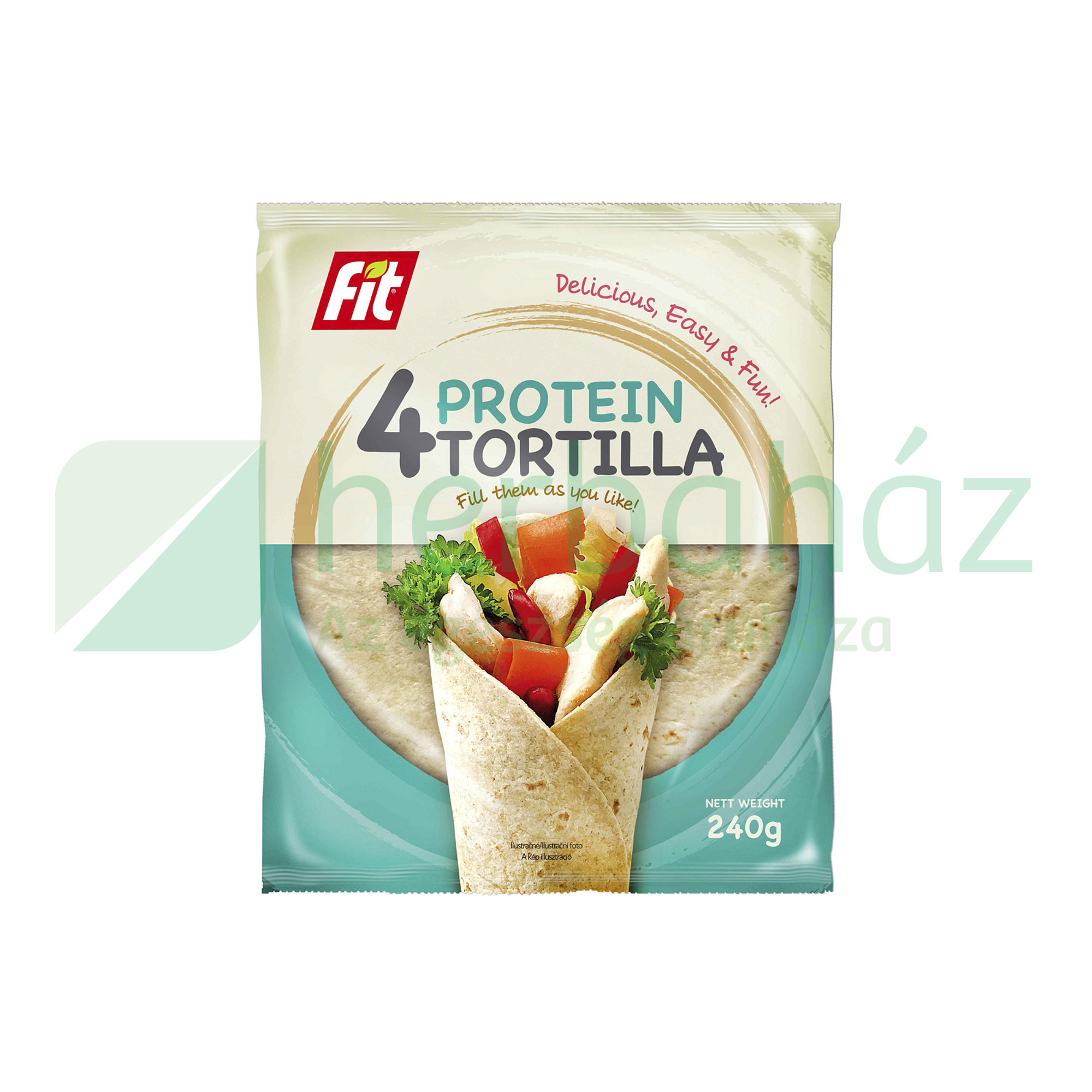 FIT PROTEIN TORTILLA LAP (4 DB) 240G