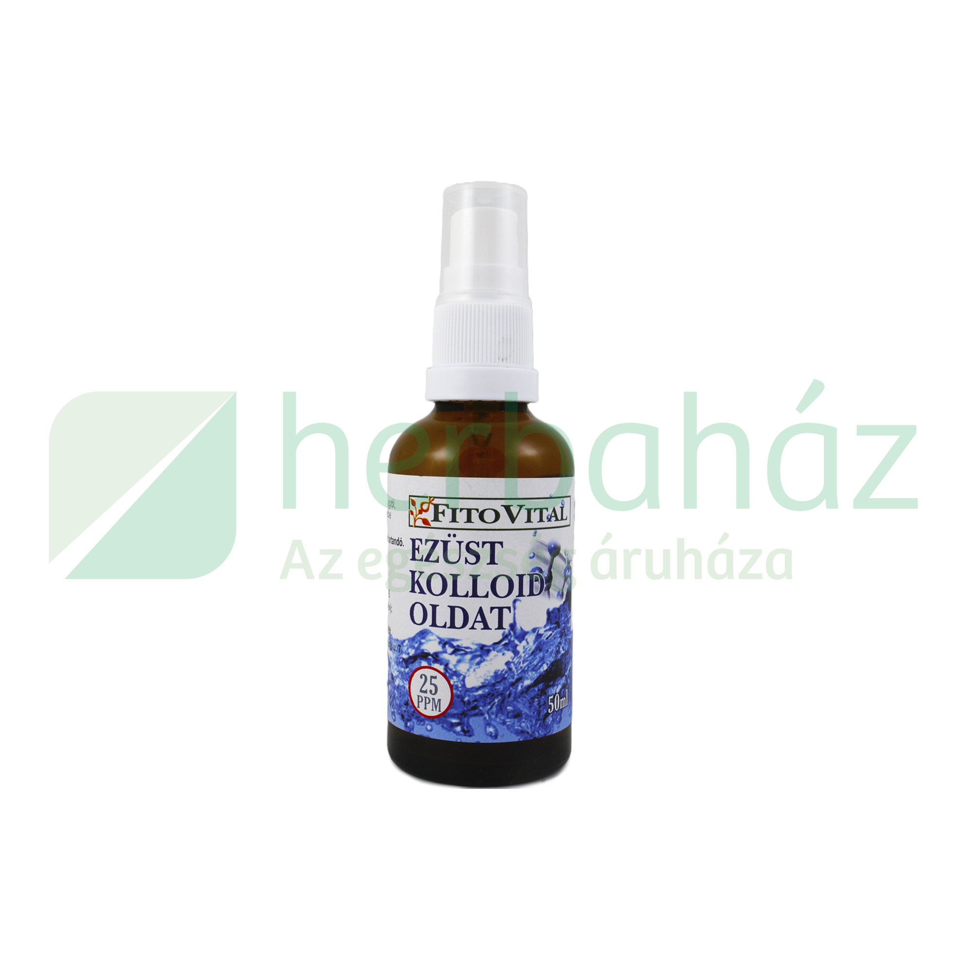 FITOVITAL EZÜSTKOLLOID OLDAT SZÓRÓFEJES 25PPM 50ML