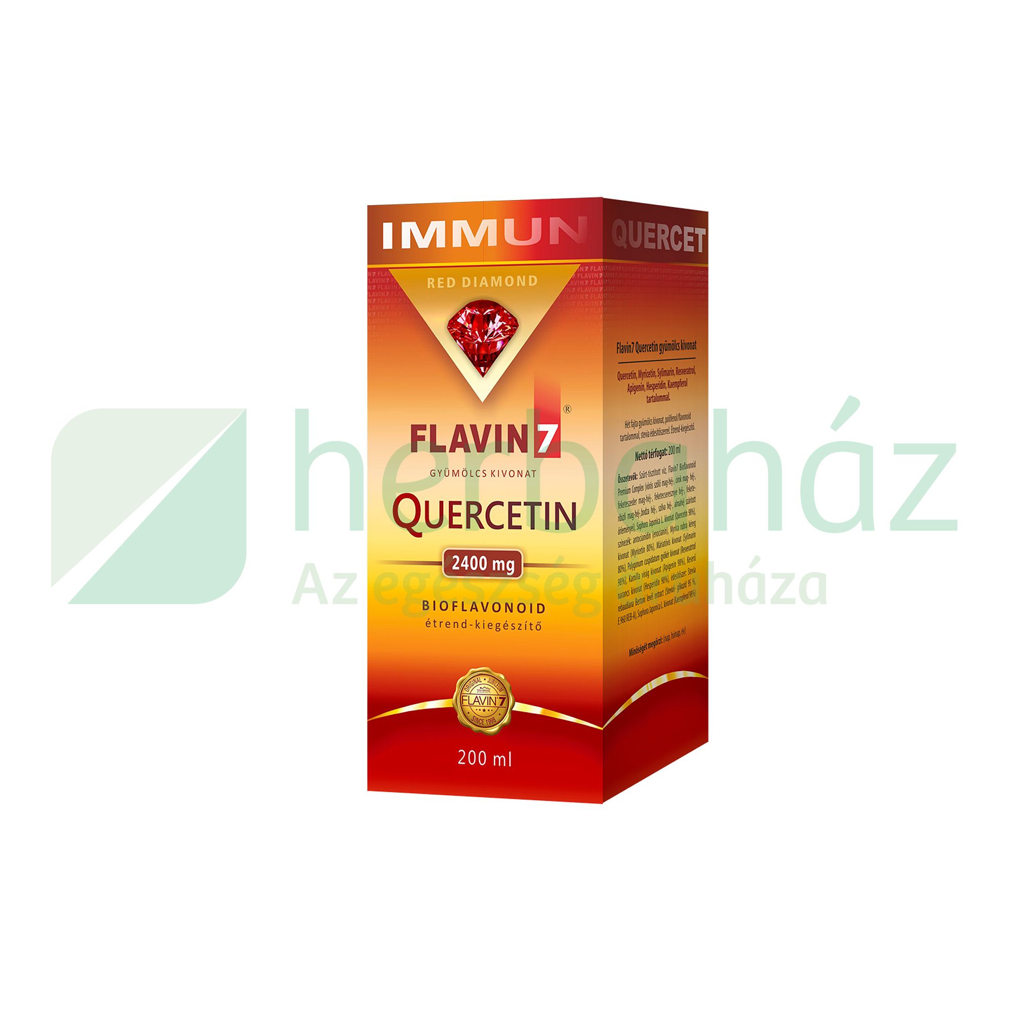 FLAVIN7 QUERCETIN GYÜMÖLCSKIVONAT ITAL 200ML