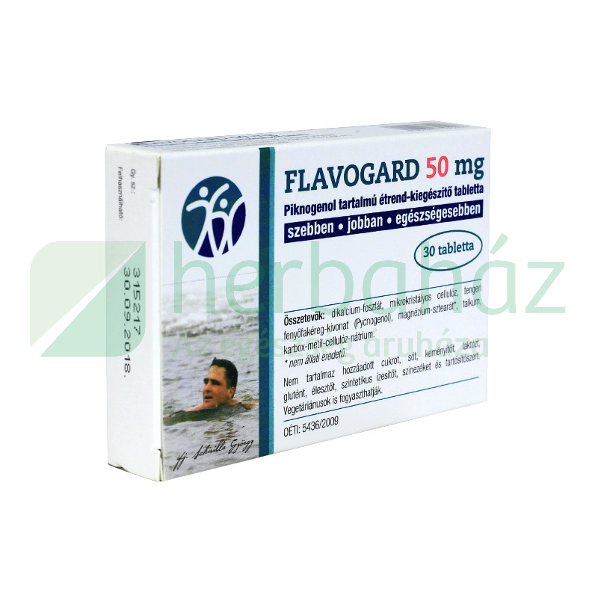 FLAVOGARD 50MG PIKNOGENOL TARTALMÚ TABLETTA 30DB