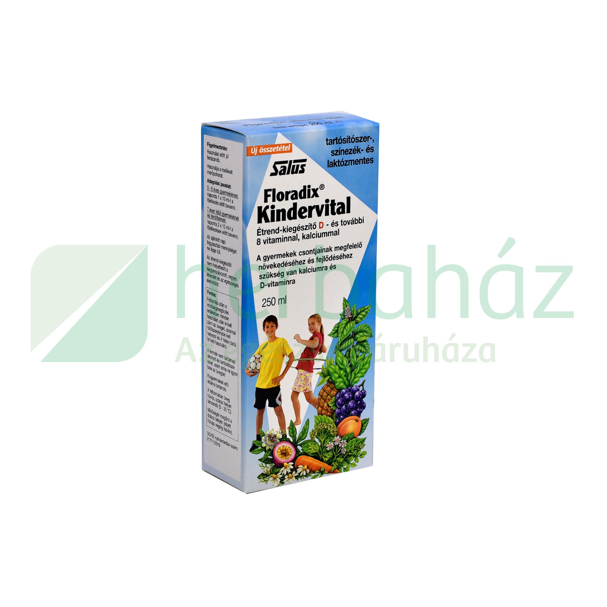 FLORADIX KINDERVITAL 250ML