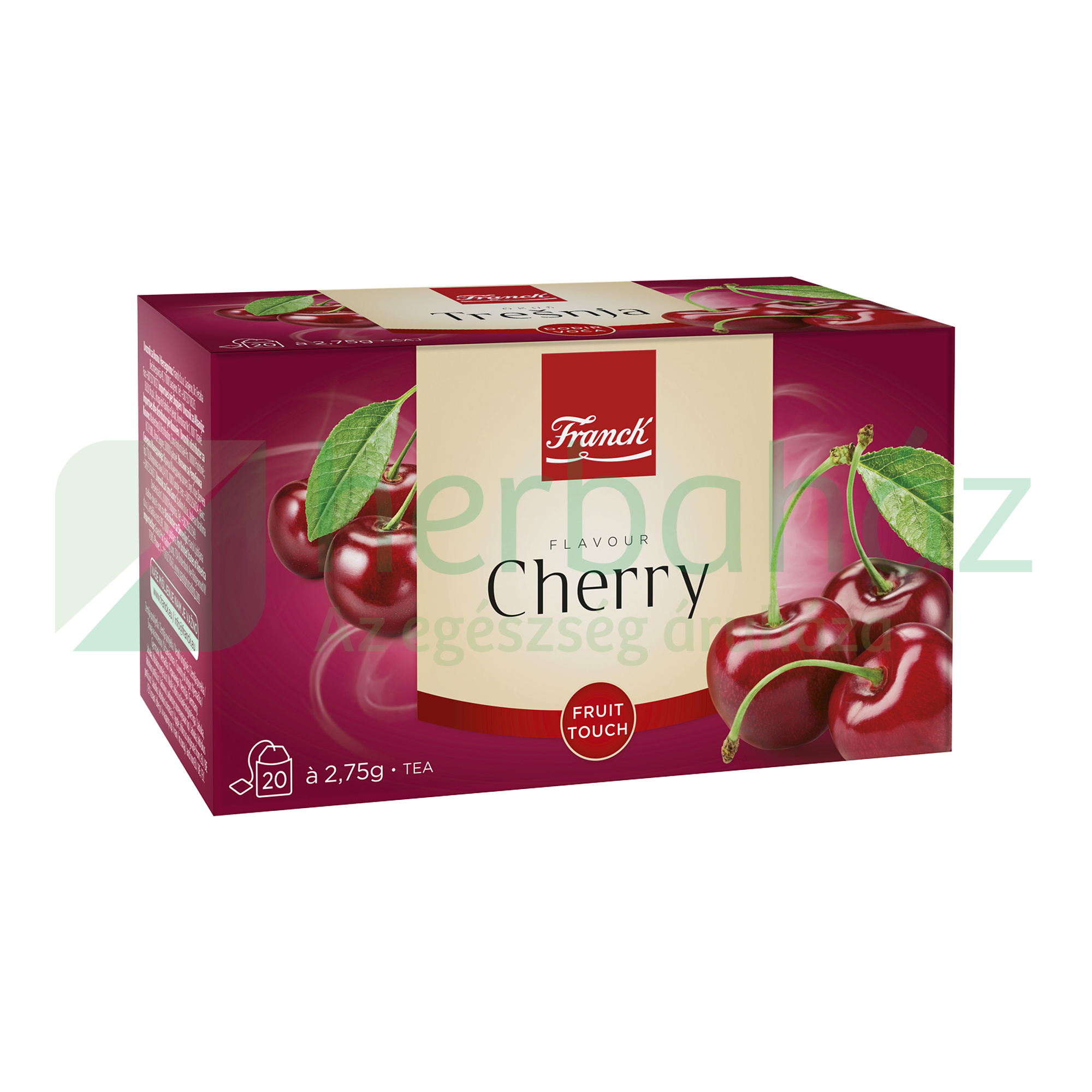 FRANCK GYÜMÖLCSTEA CSERESZNYE ÍZŰ, KOFFEINMENTES, FILTERES 20B