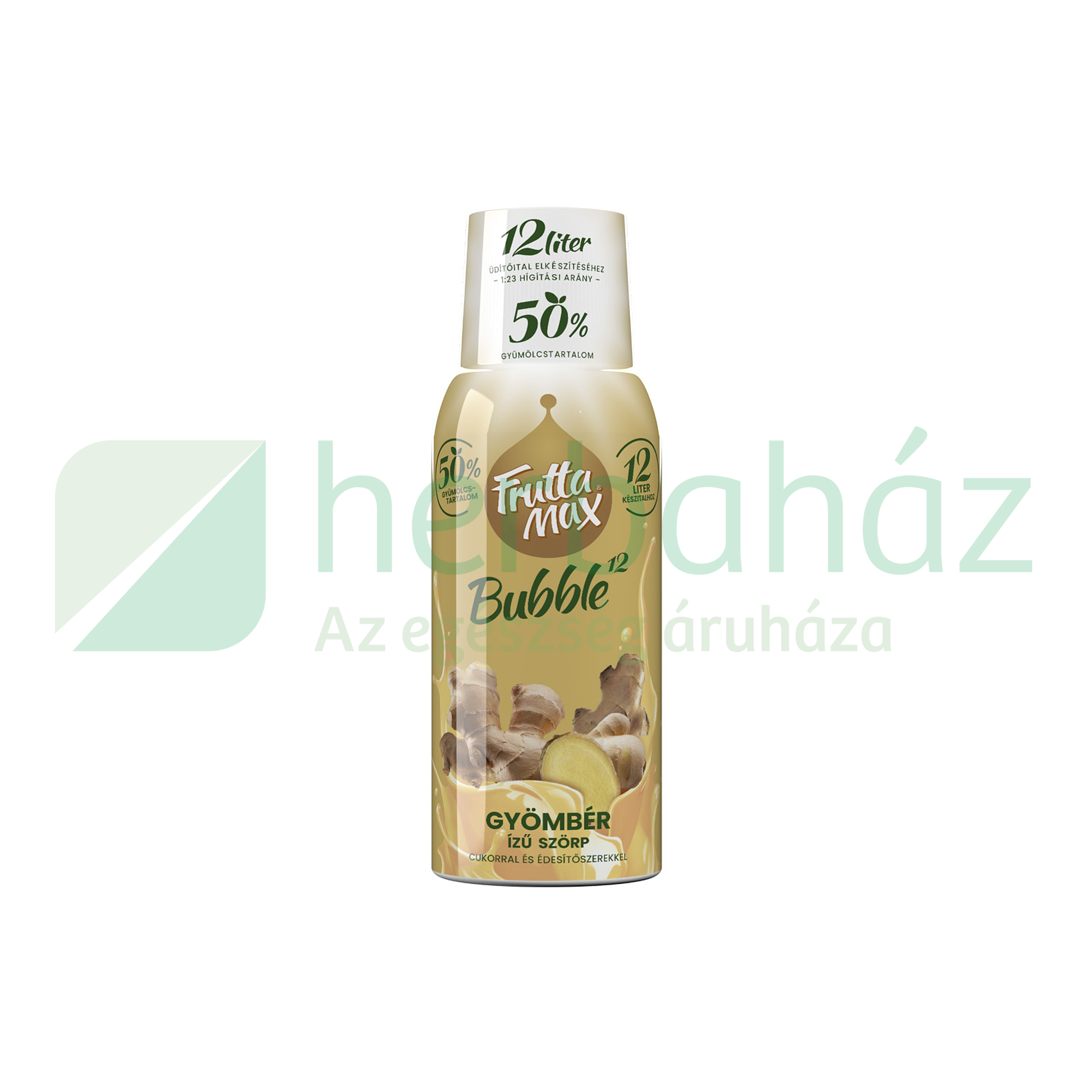 FRUTTAMAX BUBBLE 12 GYÜMÖLCSSZÖRP GYÖMBÉR 500ML DRS+50FT BETÉTDÍJ