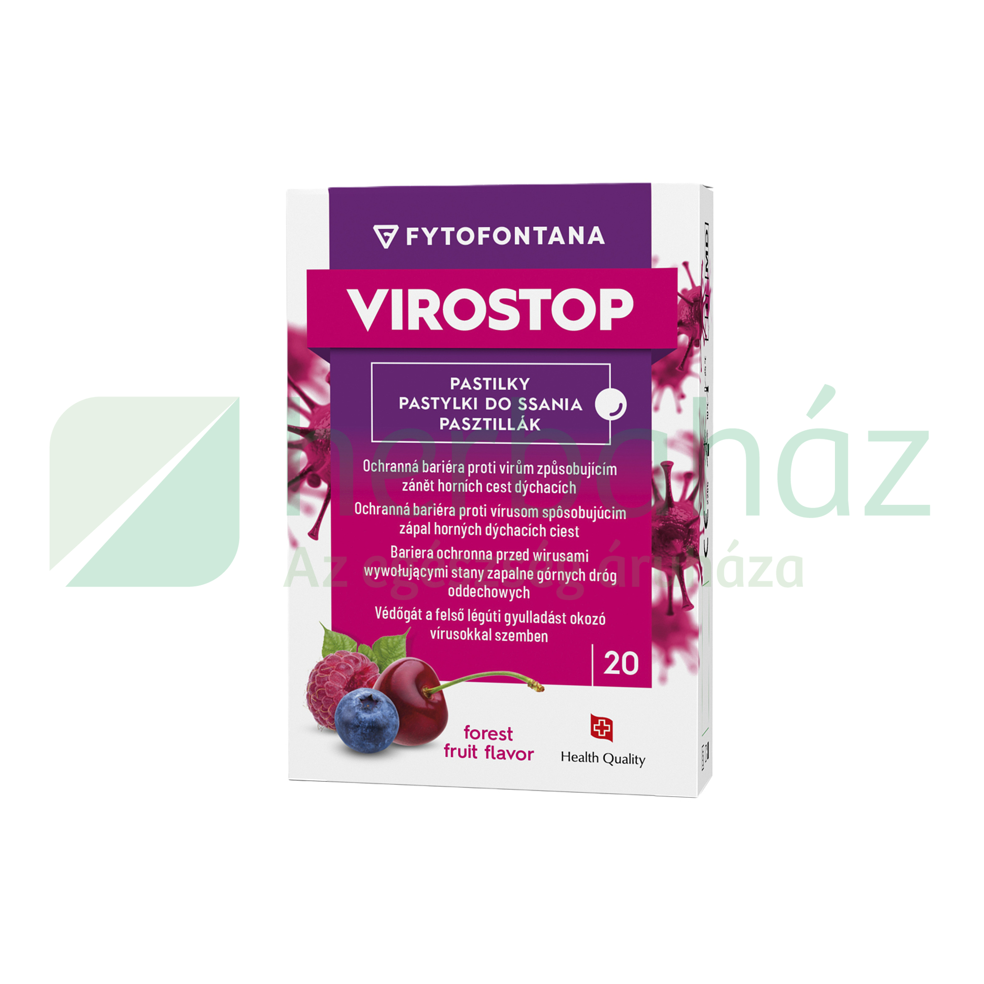 FYTOFONTANA VIROSTOP PASZTILLA ERDEI GYÜMÖLCS 20DB