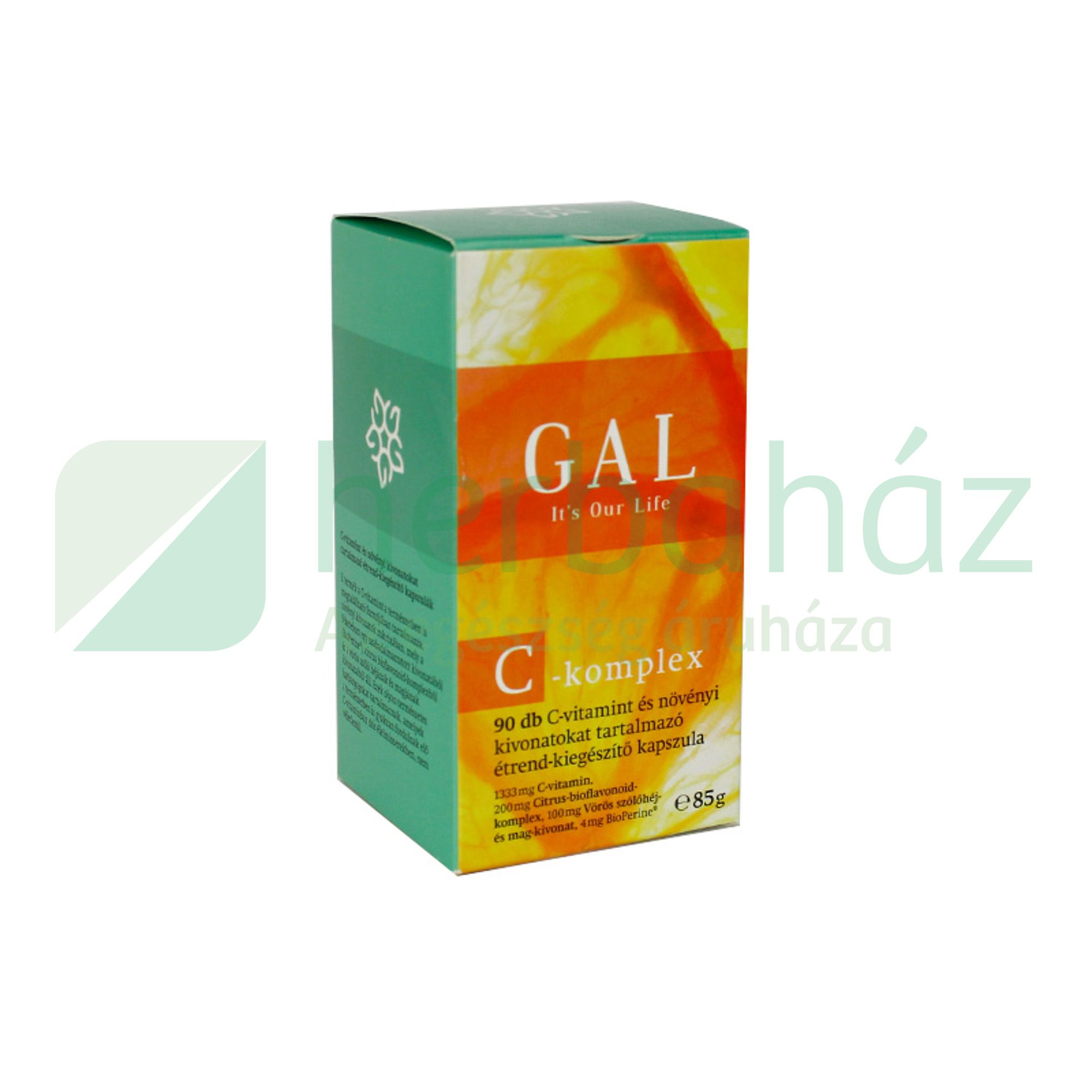 GAL C-VITAMIN KOMPLEX KAPSZULA 90DB