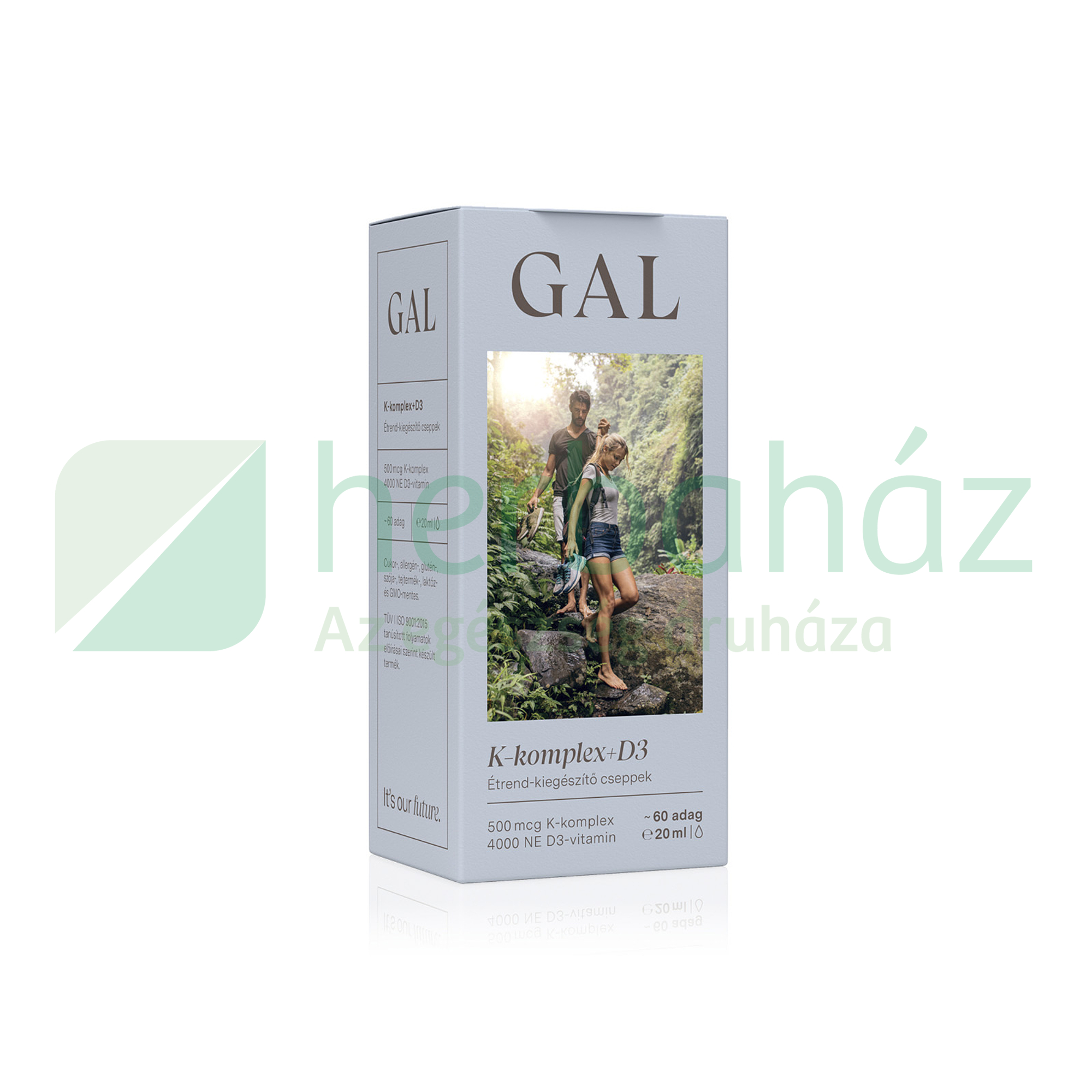 GAL K-KOMPLEX 500MCG +D3 VITAMIN CSEPPEK 20ML