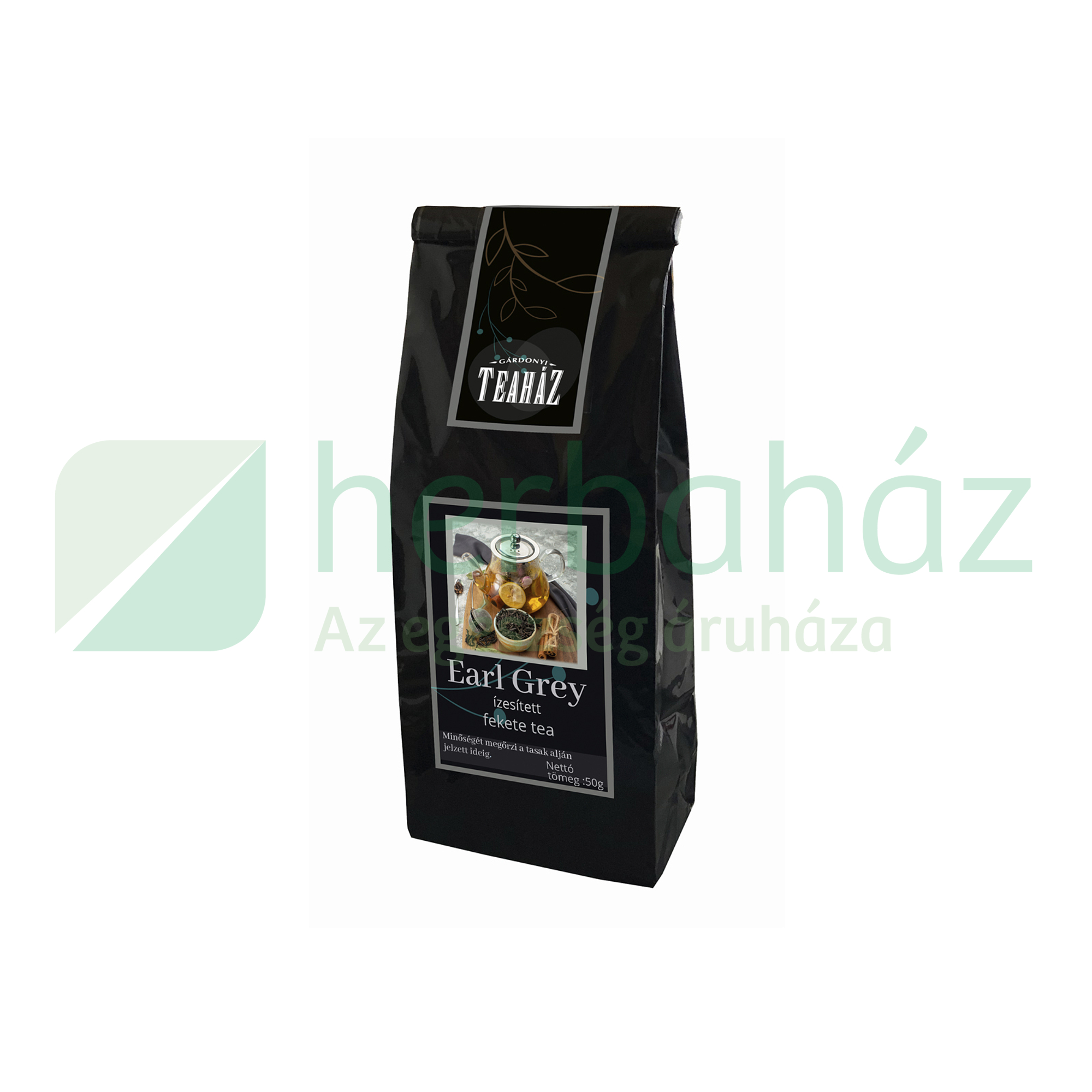 GÁRDONYI TEAHÁZ EARL GREY FEKETE TEA SZÁLAS 50G