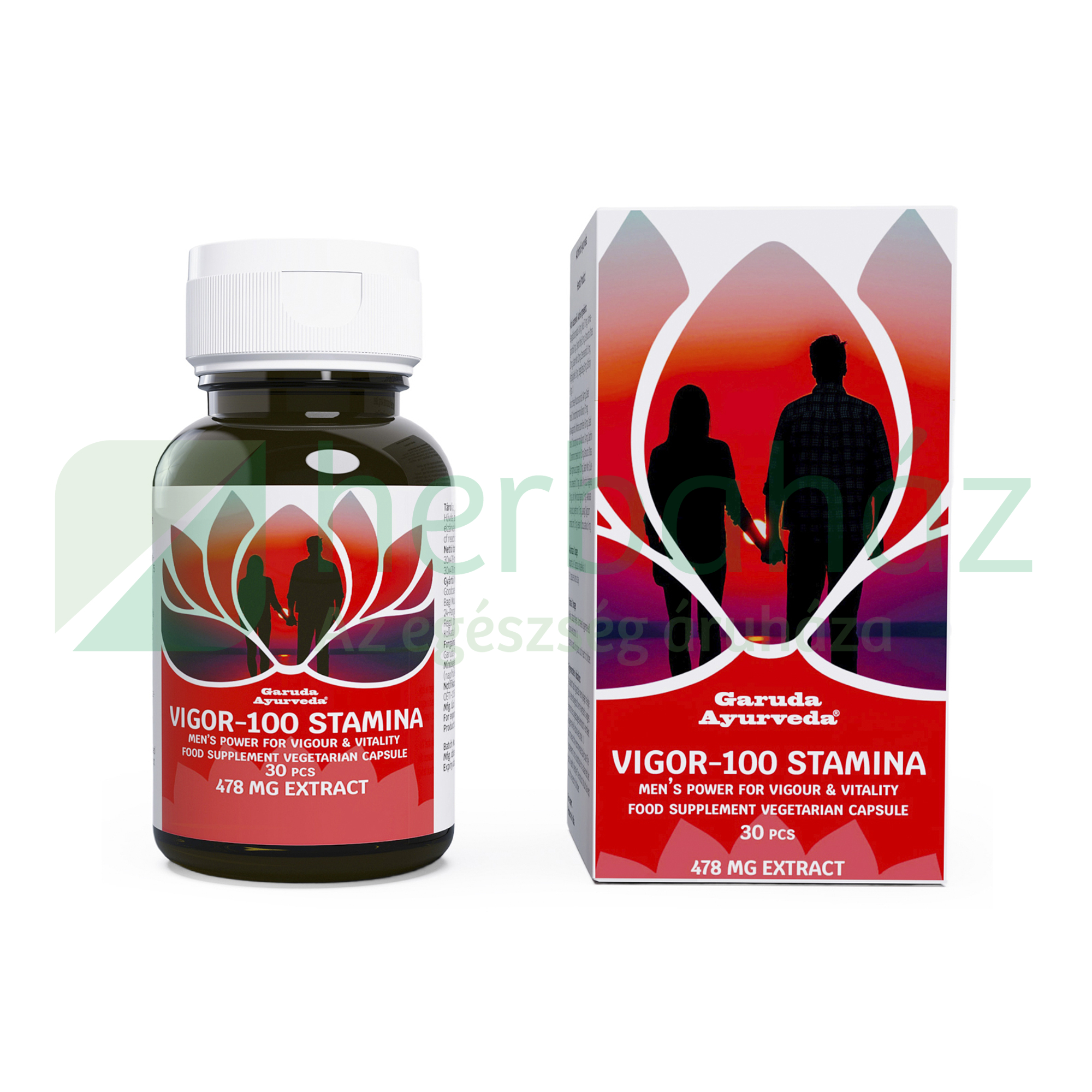 GARUDA AYURVEDA VIGOR-100 STAMINA KAPSZULA 30DB