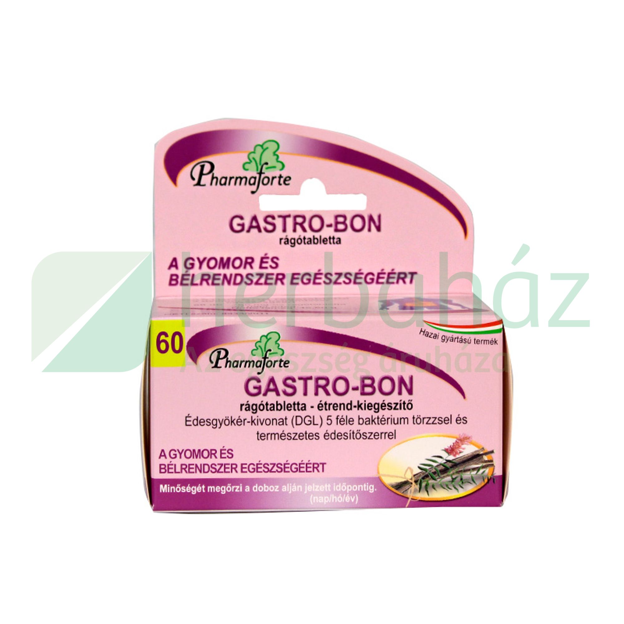 GASTRO-BON RÁGÓTABLETTA 60DB