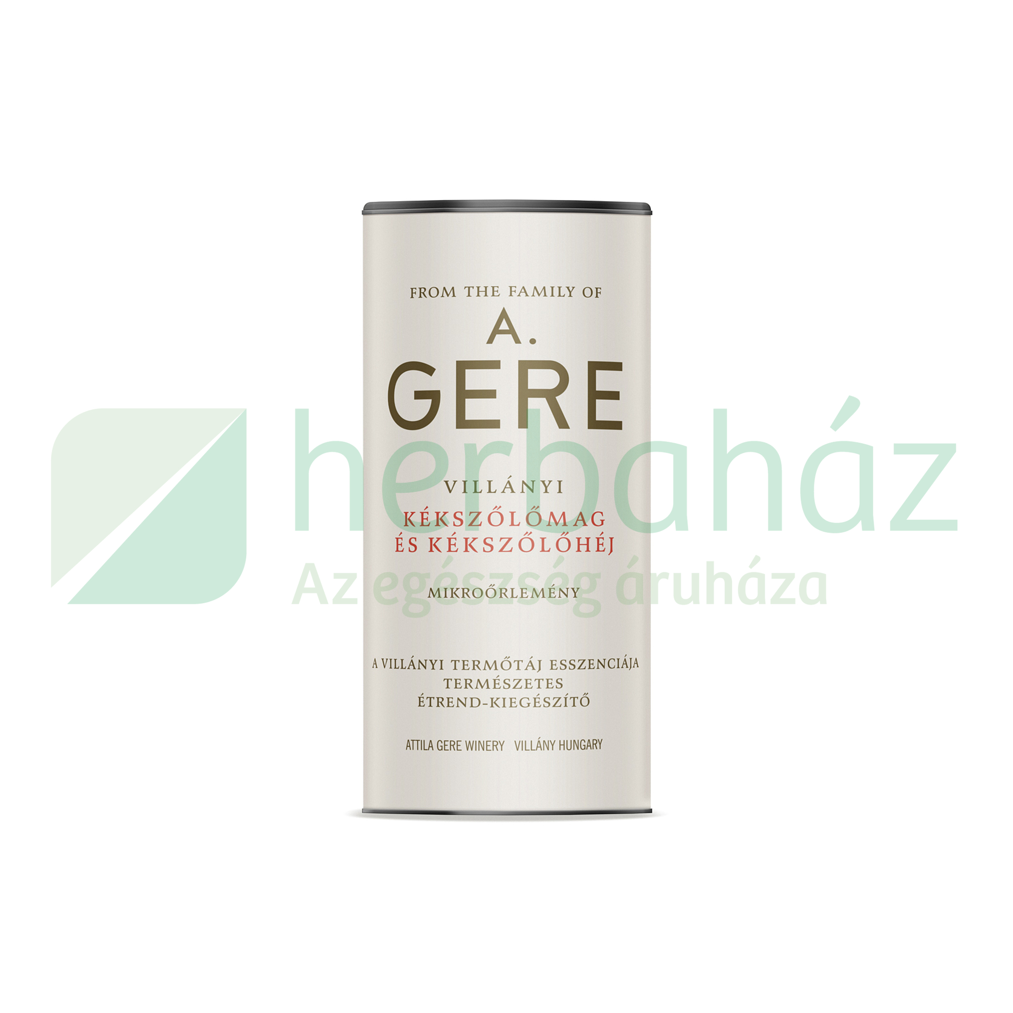 GERE VILLÁNYI KÉKSZŐLŐMAG ÉS -HÉJ MIKROŐRLEMÉNY 150G