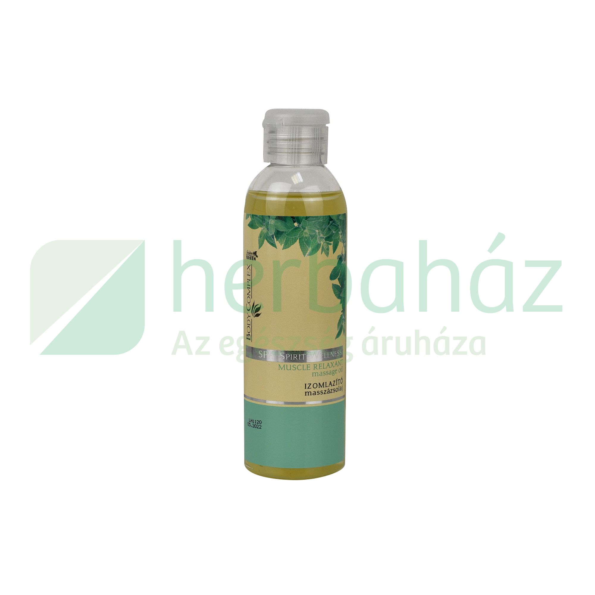 GG. BODY COMPLEX SPA SPIRIT WELLNESS IZOMLAZÍTÓ MASSZÁZSOLAJ 250ML