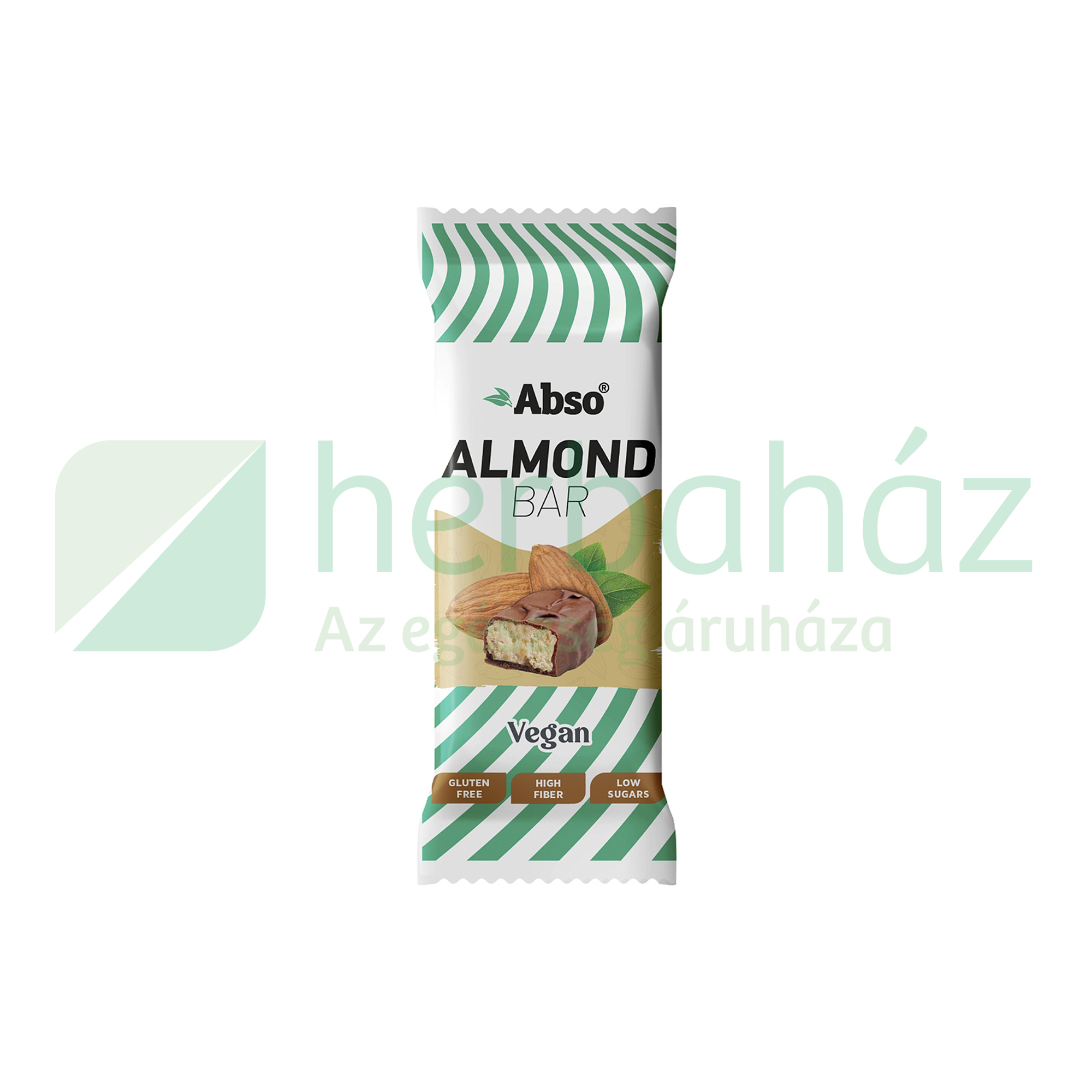 GLUTÉNMENTES ABSO ALMOND BAR SZELET ROSTOKKAL 35G