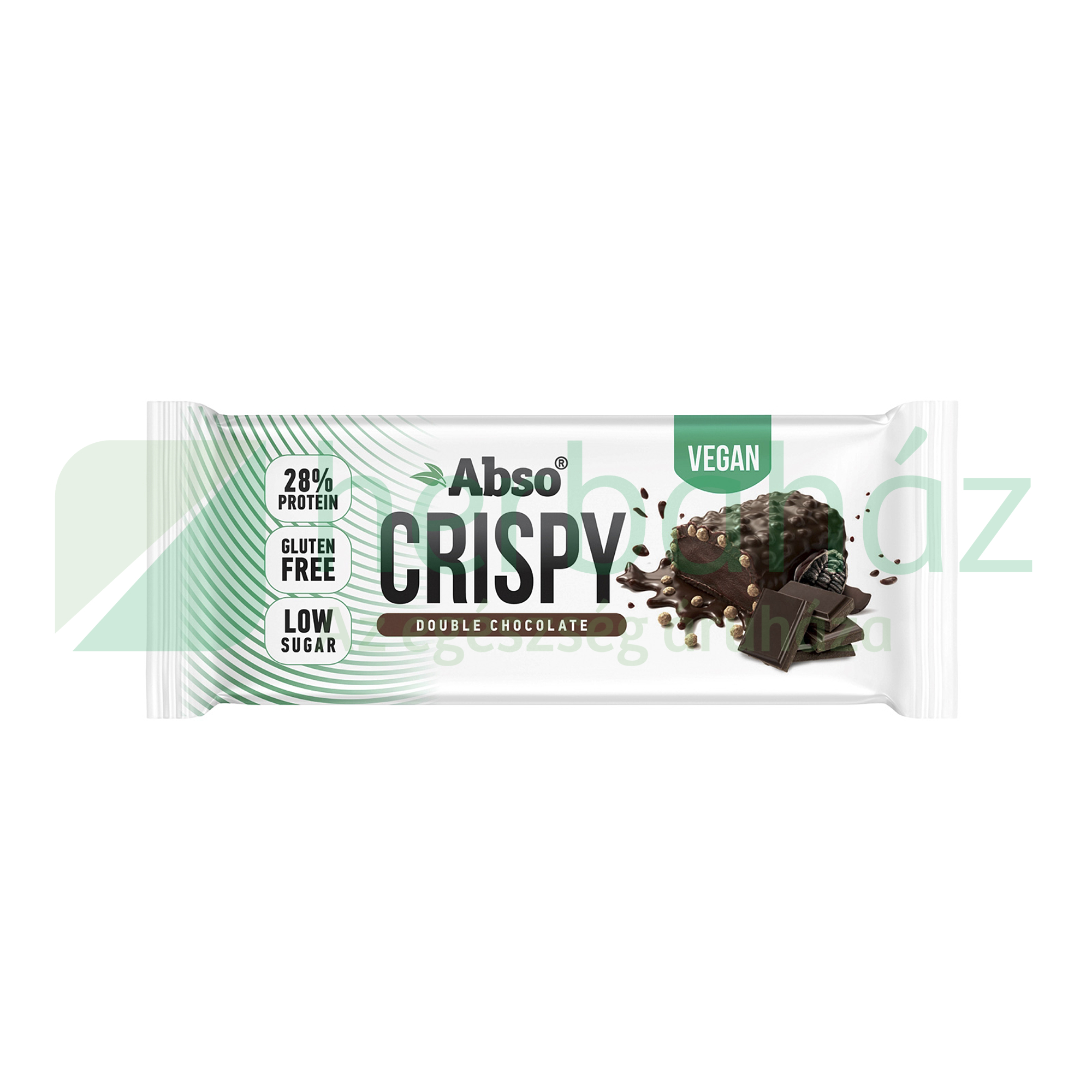 GLUTÉNMENTES ABSO CRISPY FEHÉRJESZELET DUPLA CSOKOLÁDÉ IZŰ 50G