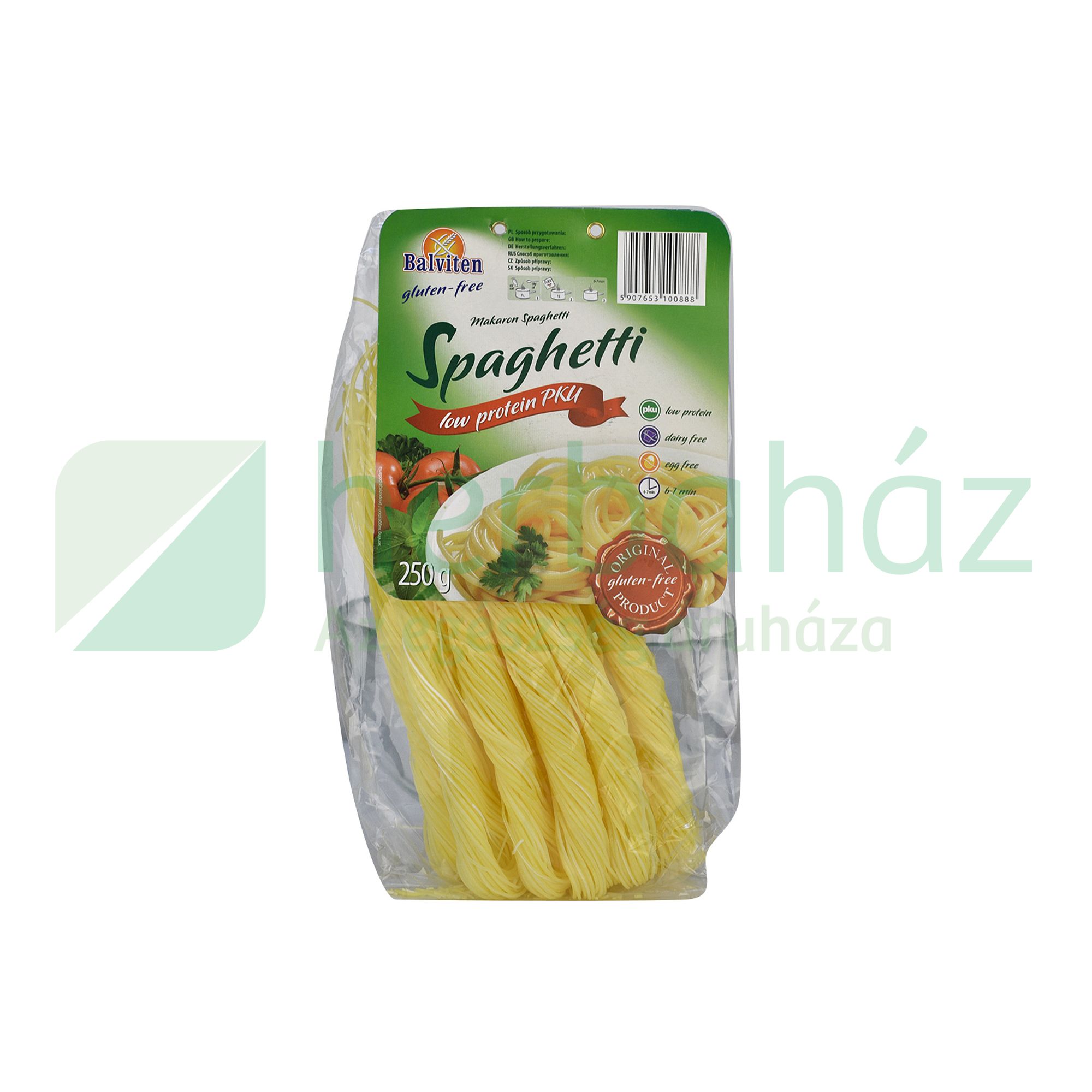 GLUTÉNMENTES BALVITEN SPAGETTI PKU 250G