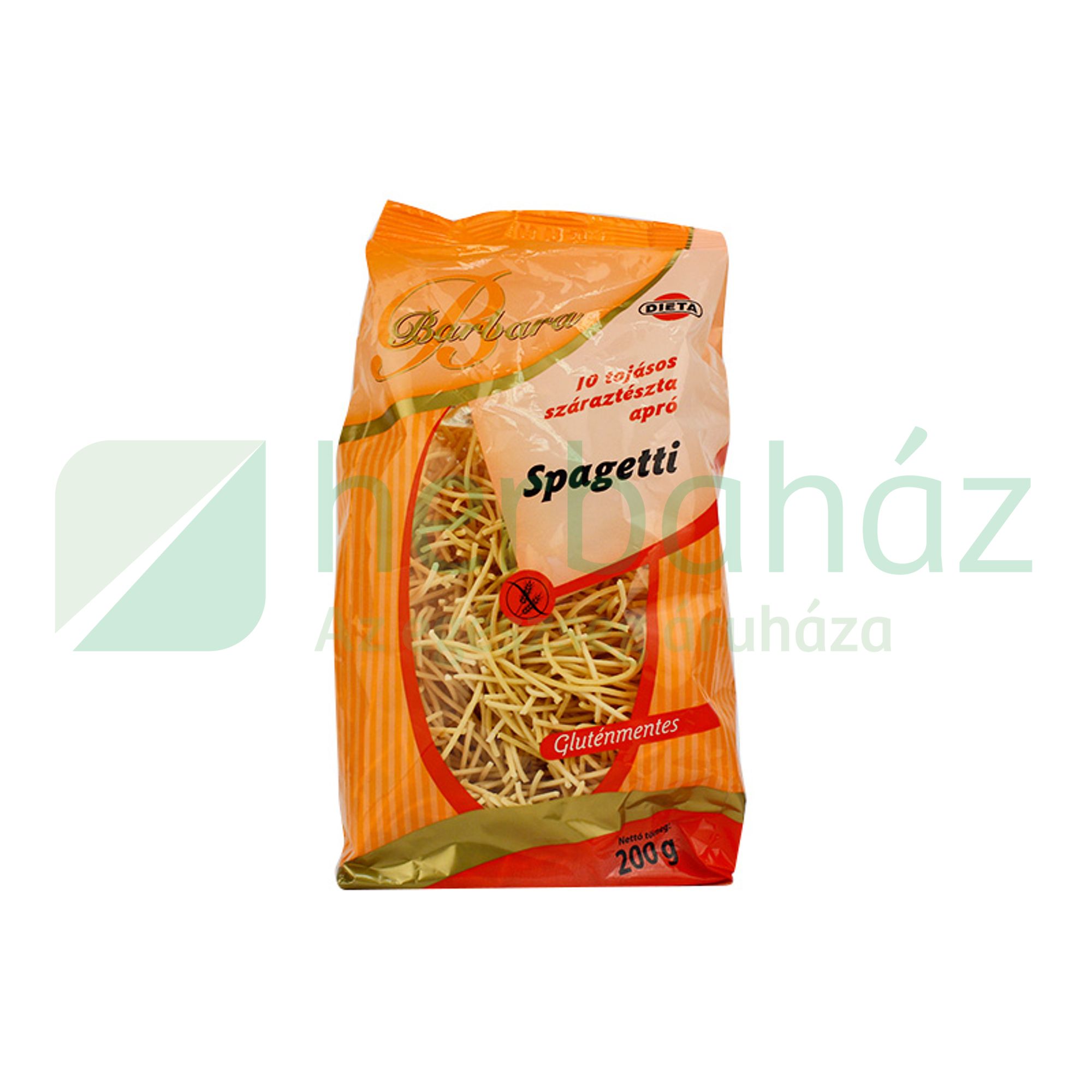 GLUTÉNMENTES BARBARA TÉSZTA SPAGETTI 200G