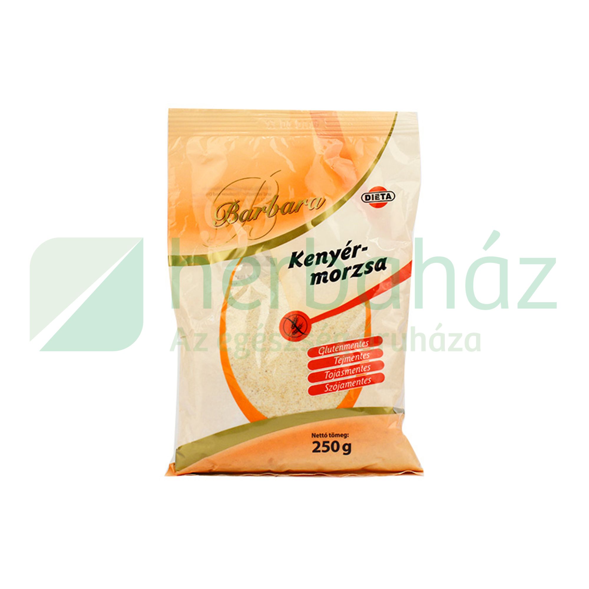 GLUTÉNMENTES BARBARA ZSEMLEMORZSA 250G