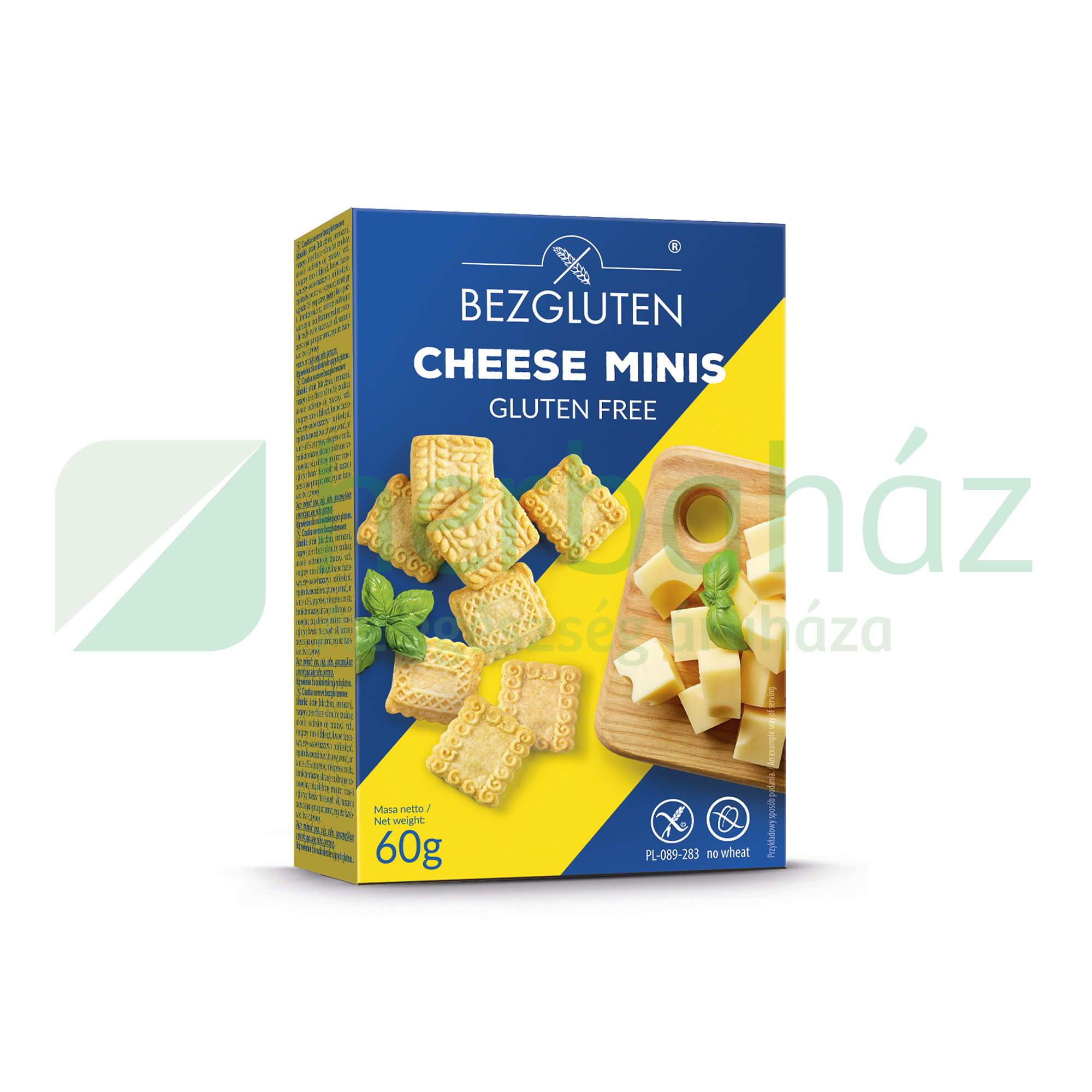 GLUTÉNMENTES BEZGLUTEN SAJTOS FALATKÁK 60G