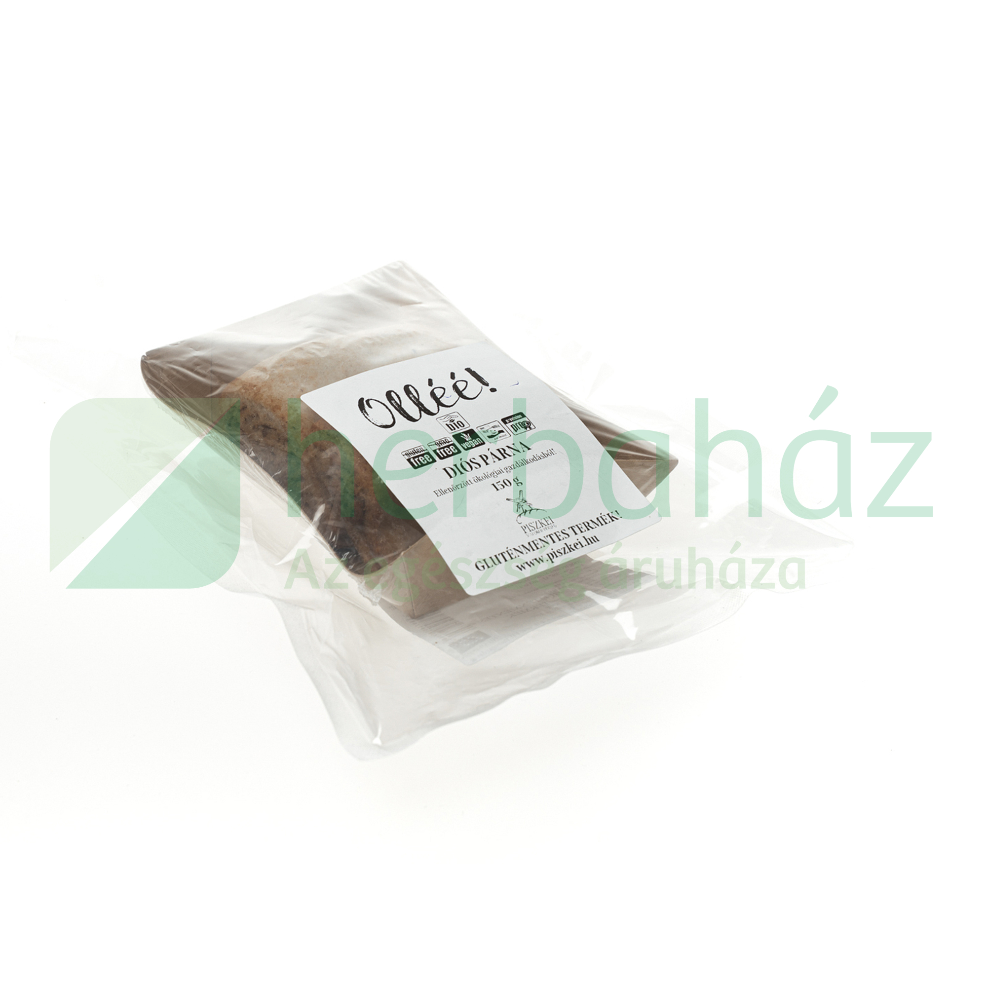 GLUTÉNMENTES BIO PISZKEI OLLÉÉ! DIÓS PÁRNA (3 DB) 150G