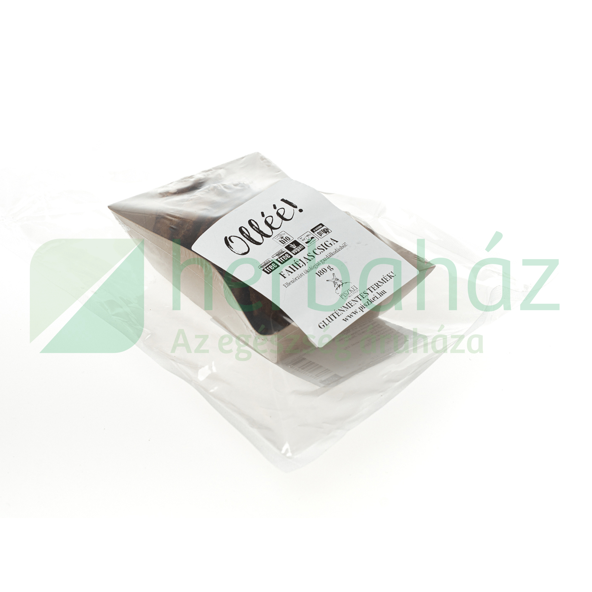 GLUTÉNMENTES BIO PISZKEI OLLÉÉ! FAHÉJAS CSIGA (4 DB) 180G