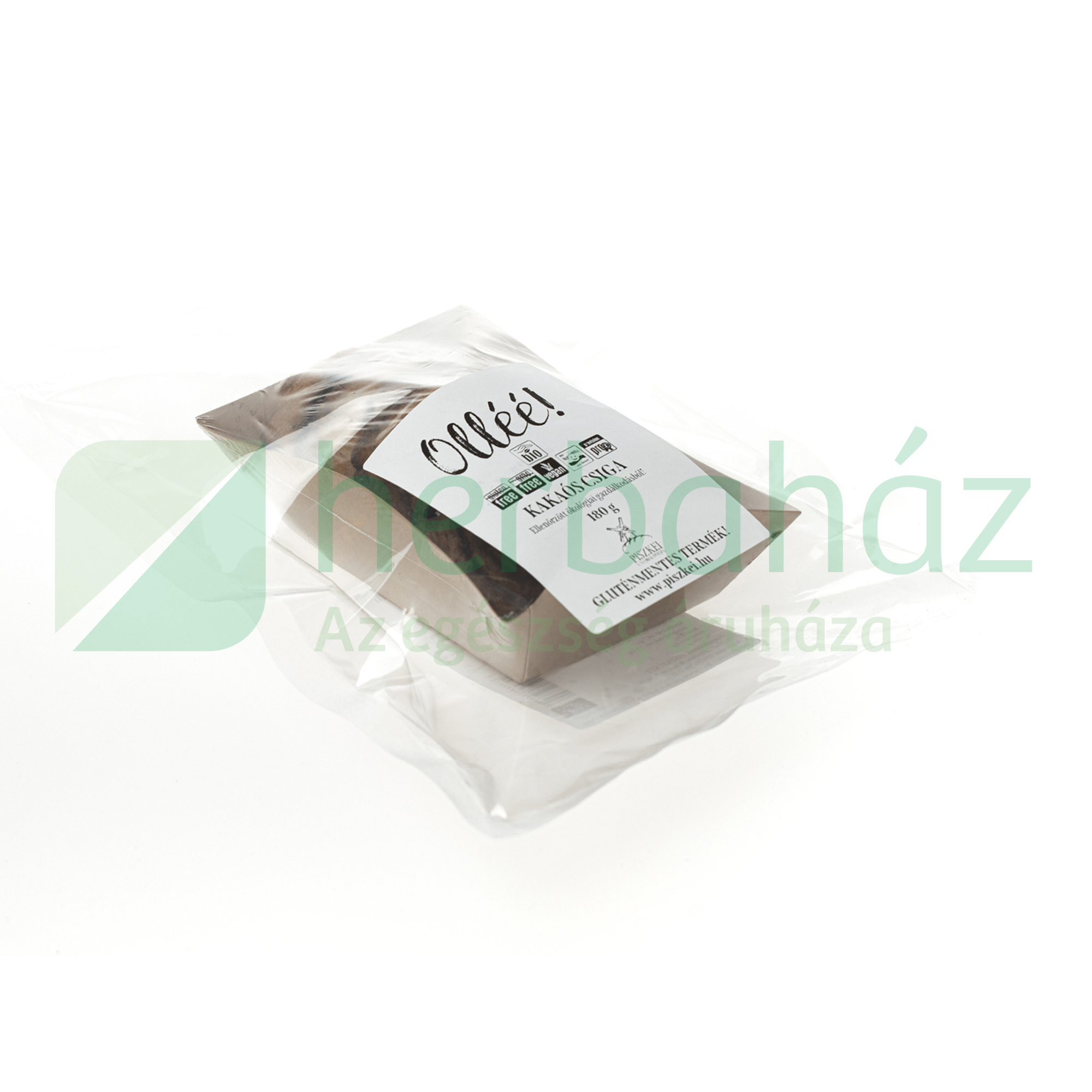 GLUTÉNMENTES BIO PISZKEI OLLÉÉ! KAKAÓS CSIGA (4 DB) 180G