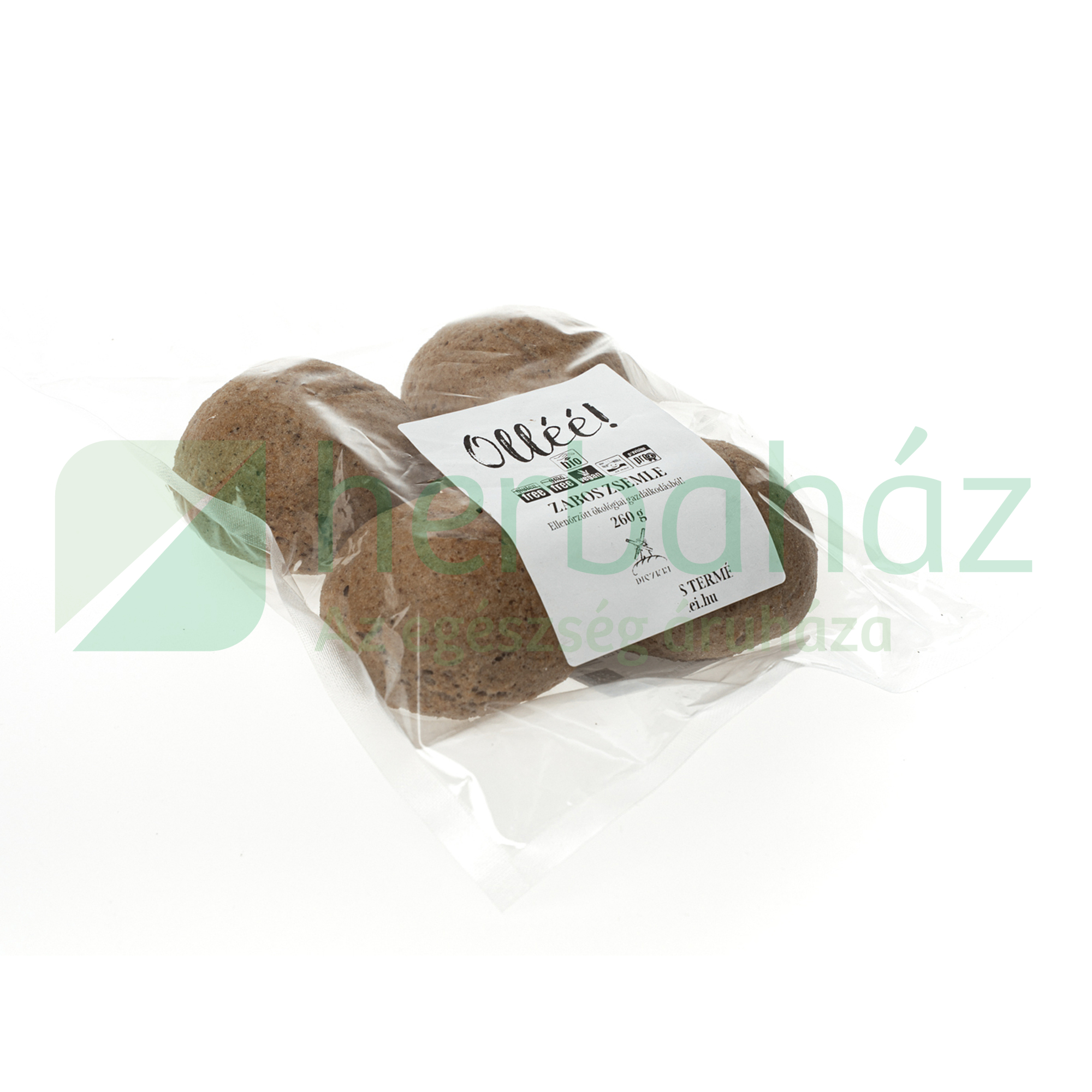 GLUTÉNMENTES BIO PISZKEI OLLÉÉ! ZABOS ZSEMLE (4 DB) 260G