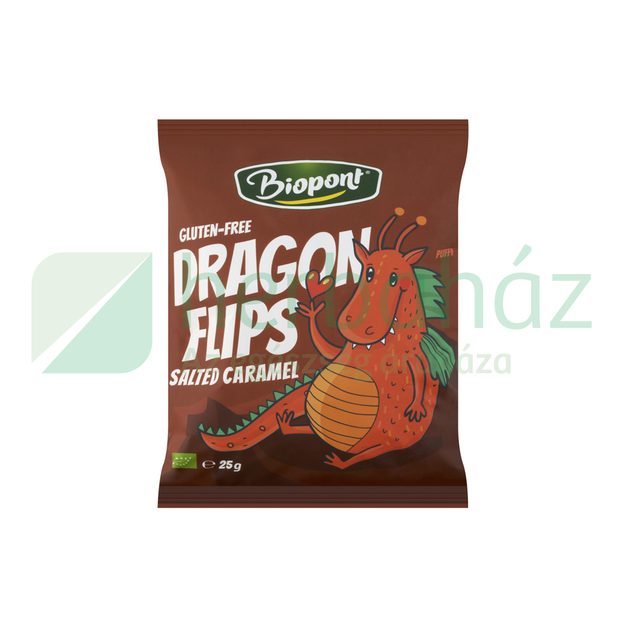 BIO BIOPONT GLUTÉNMENTES DRAGON FLIPS KUKORICA SNACK SÓS-KARAMELLÁS 25G