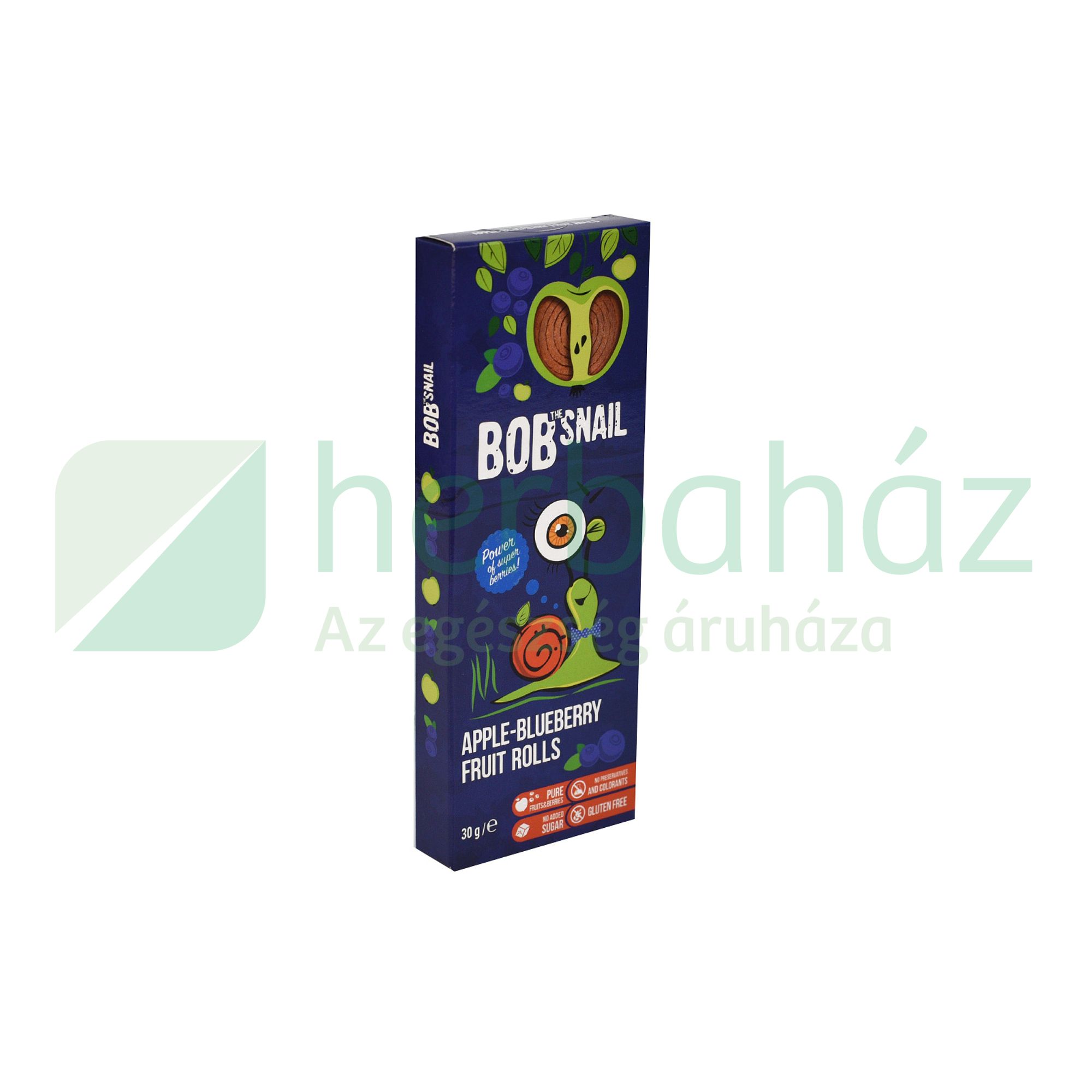 GLUTÉNMENTES BOB SNAIL ALMA-ÁFONYA ROLLS 30G