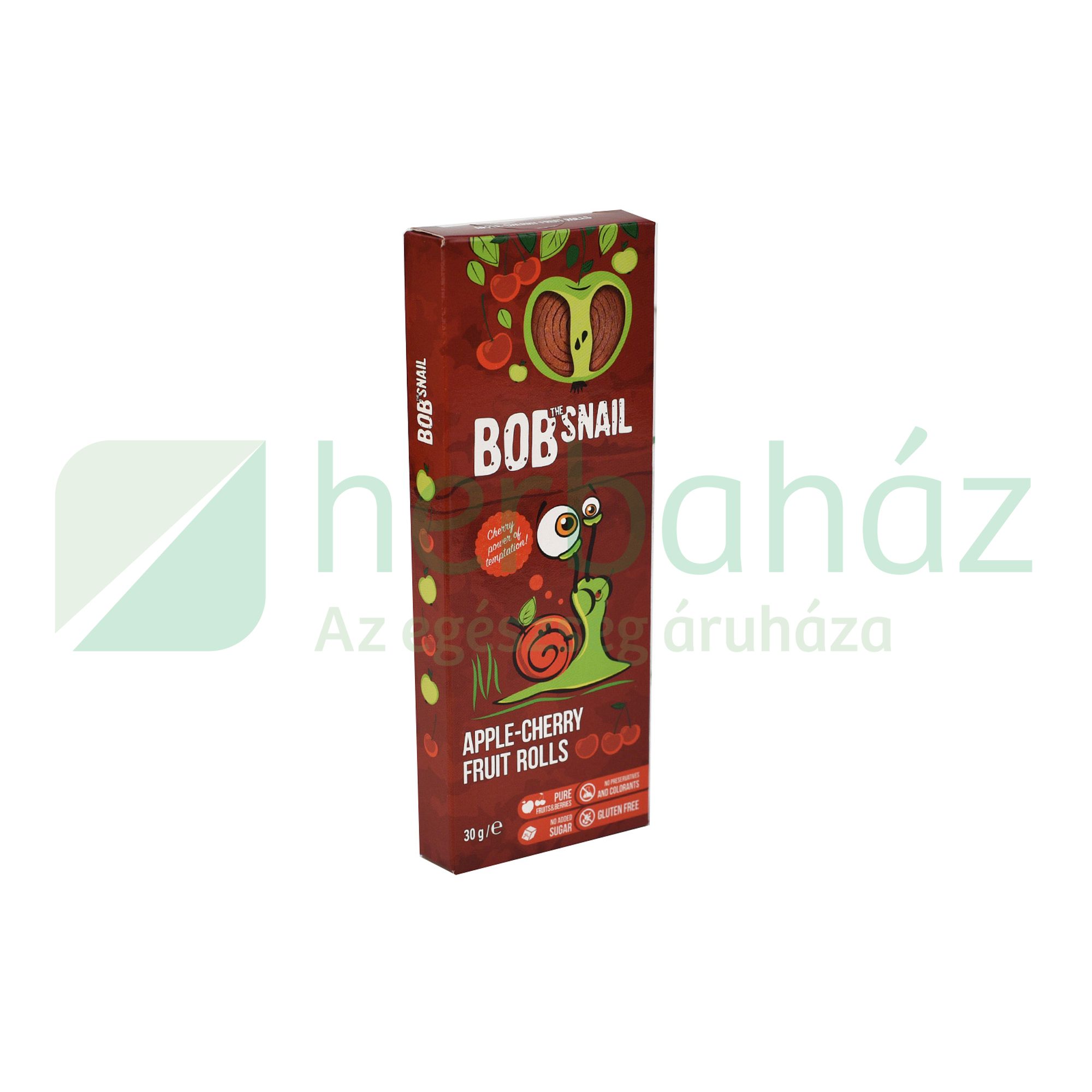 GLUTÉNMENTES BOB SNAIL ALMA-MEGGY ROLLS 30G