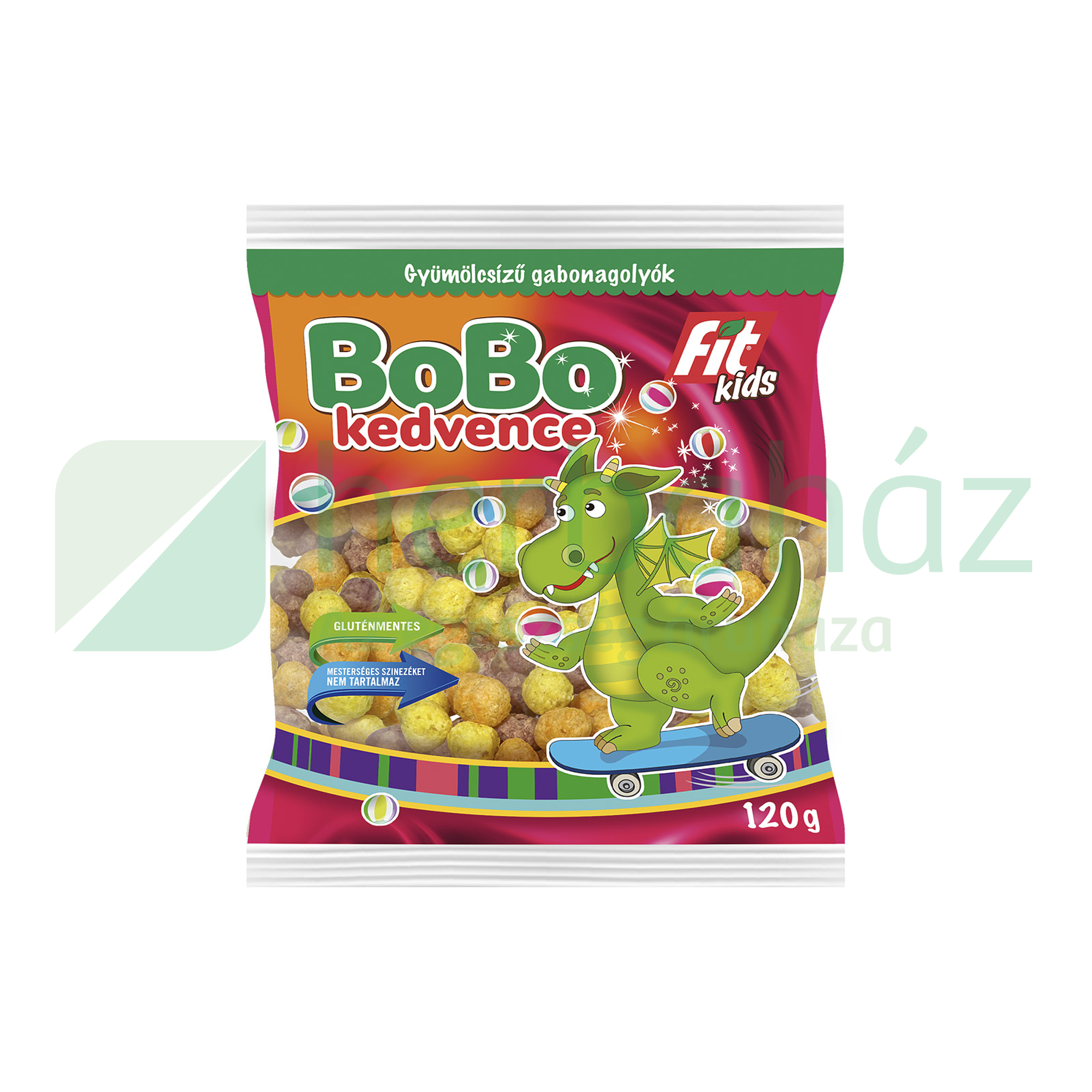 GLUTÉNMENTES BOBO KEDVENCE GYÜMÖLCSÍZŰ GABONAGOLYÓ 120G