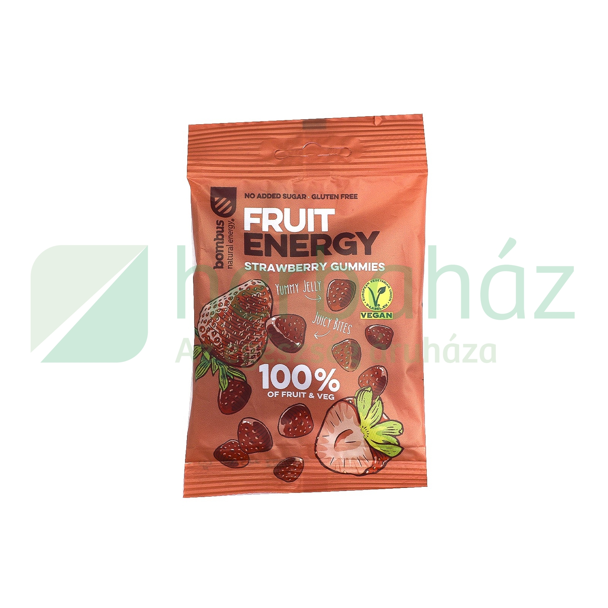 GLUTÉNMENTES BOMBUS FRUIT ENERGY GUMMIES EPRES GYÜMÖLCSCUKORKÁK 35G